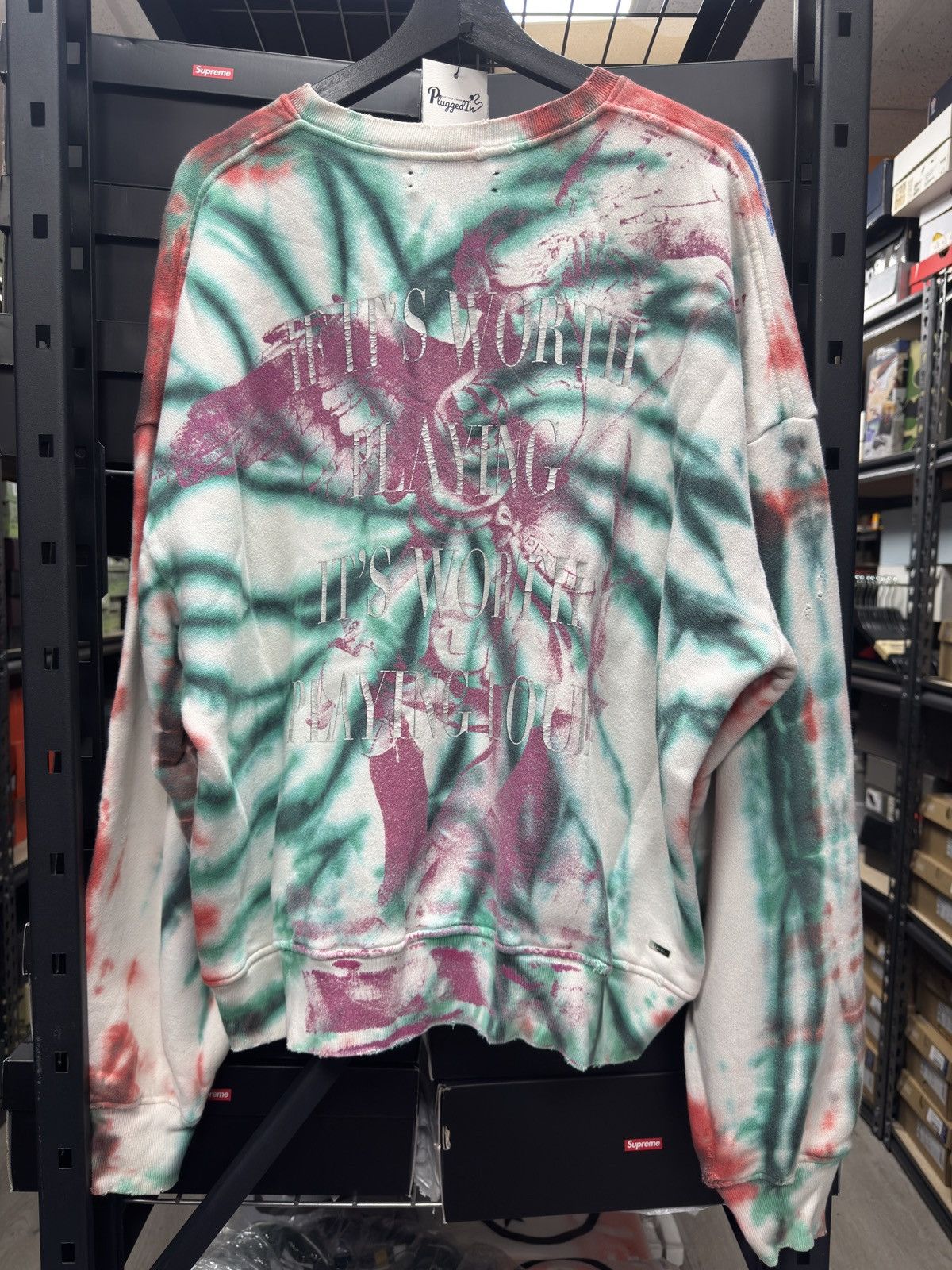 Amiri Amiri Tie Dye Skull Crewneck Size US XS / EU 42 / 0 - 3 Thumbnail