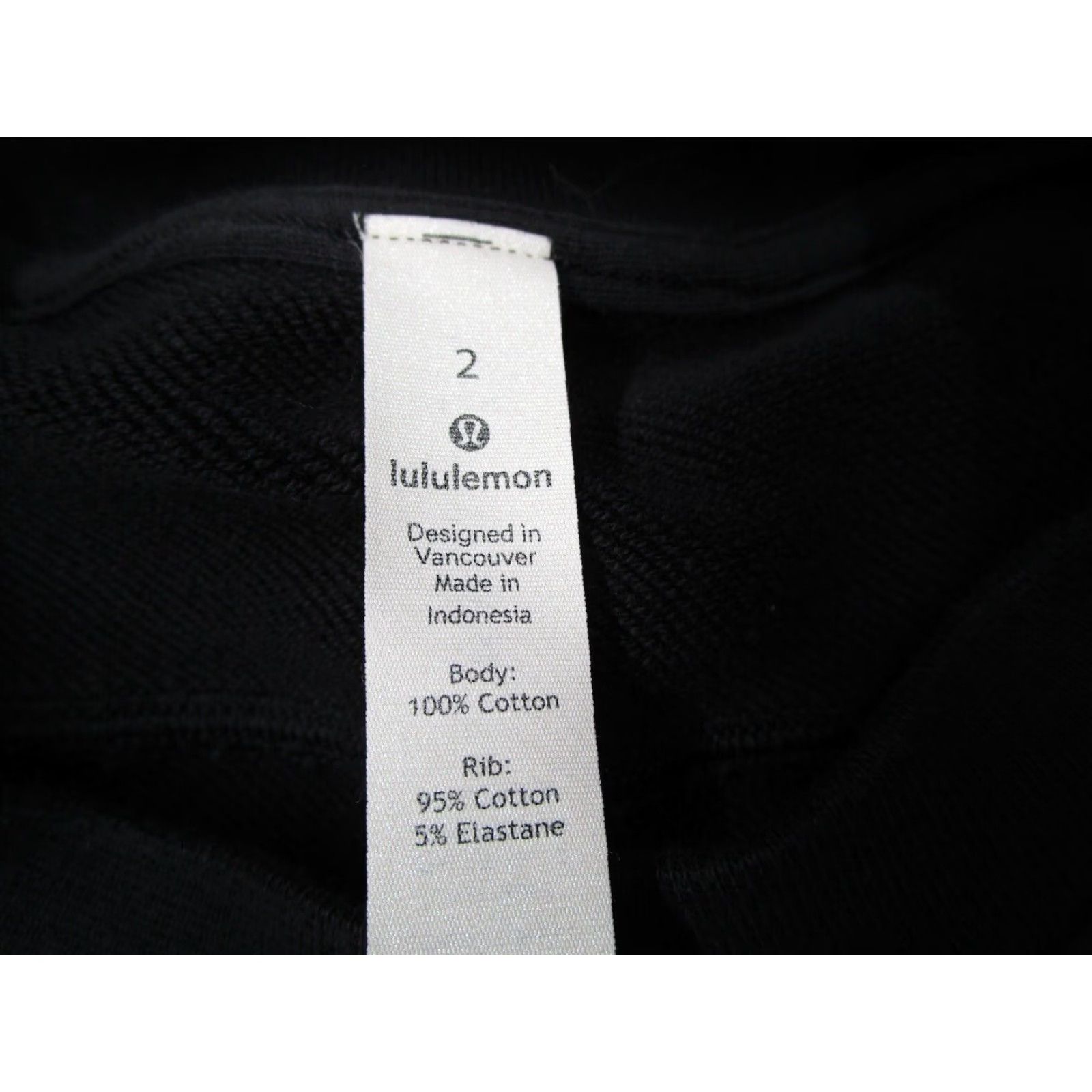 Lululemon Lululemon Sweatshirt Women's Black All In Crew Pullover Long Sleeve Gym Top Size XS / US 0-2 / IT 36-38 - 2 Thumbnail