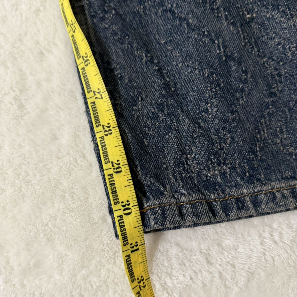 Zara Zara Baggy Distressed Jeans Blue Size US 31 - 6 Thumbnail