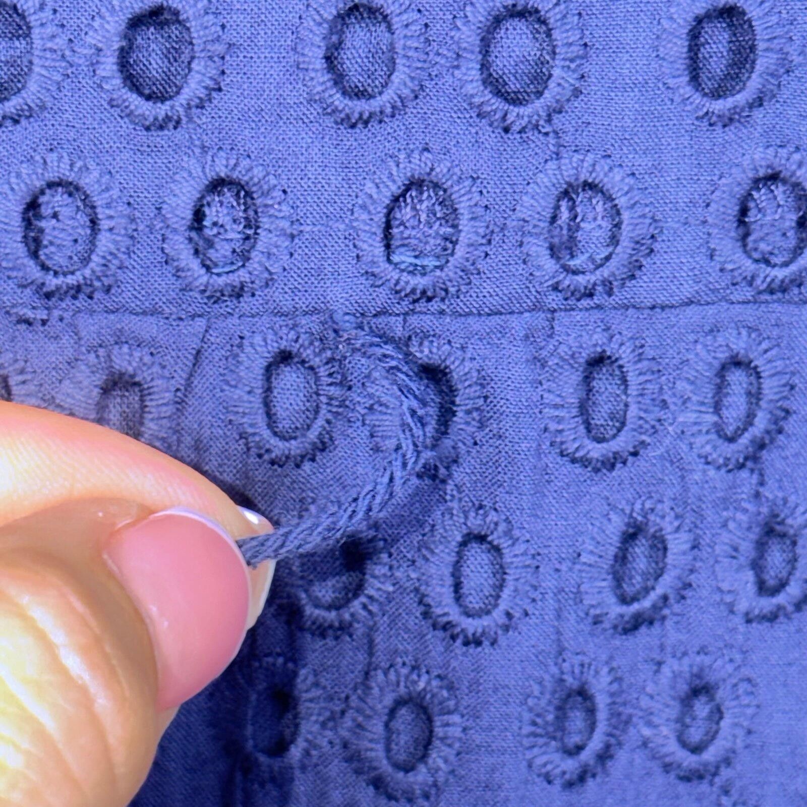 Other Gretchen Scott Navy Eyelet Dress Size Goddess NWT Size ONE SIZE - 4 Thumbnail