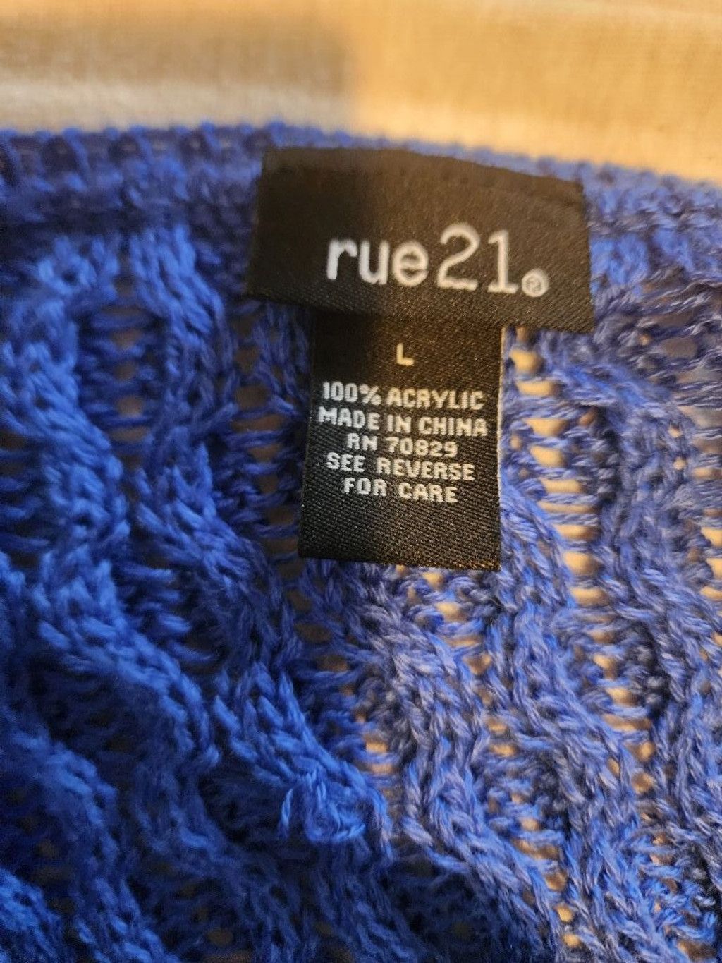rue21 Rue 21 Periwinkle Sweater Size L / US 10 / IT 46 - 4 Thumbnail