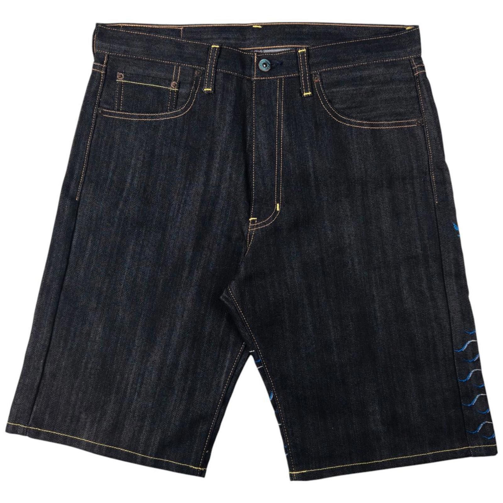 Designer Vintage Sugoi Embroidered Koi Fish Denim Jeans Size W32 Size US 32 / EU 48 - 2 Thumbnail