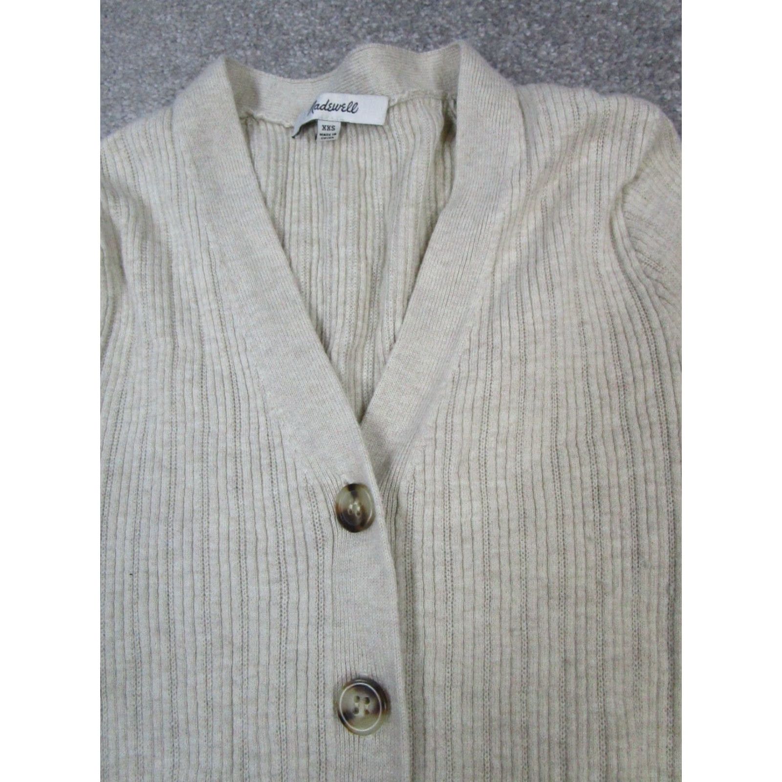 Madewell VINTAGE Madewell Sweater Cardigan Womens XXS Brown Knit V-Neck Wool Blend Shirt/Top Womens XXS Brown Cardigan Size XXS / US 00 / IT 34 - 2 Thumbnail