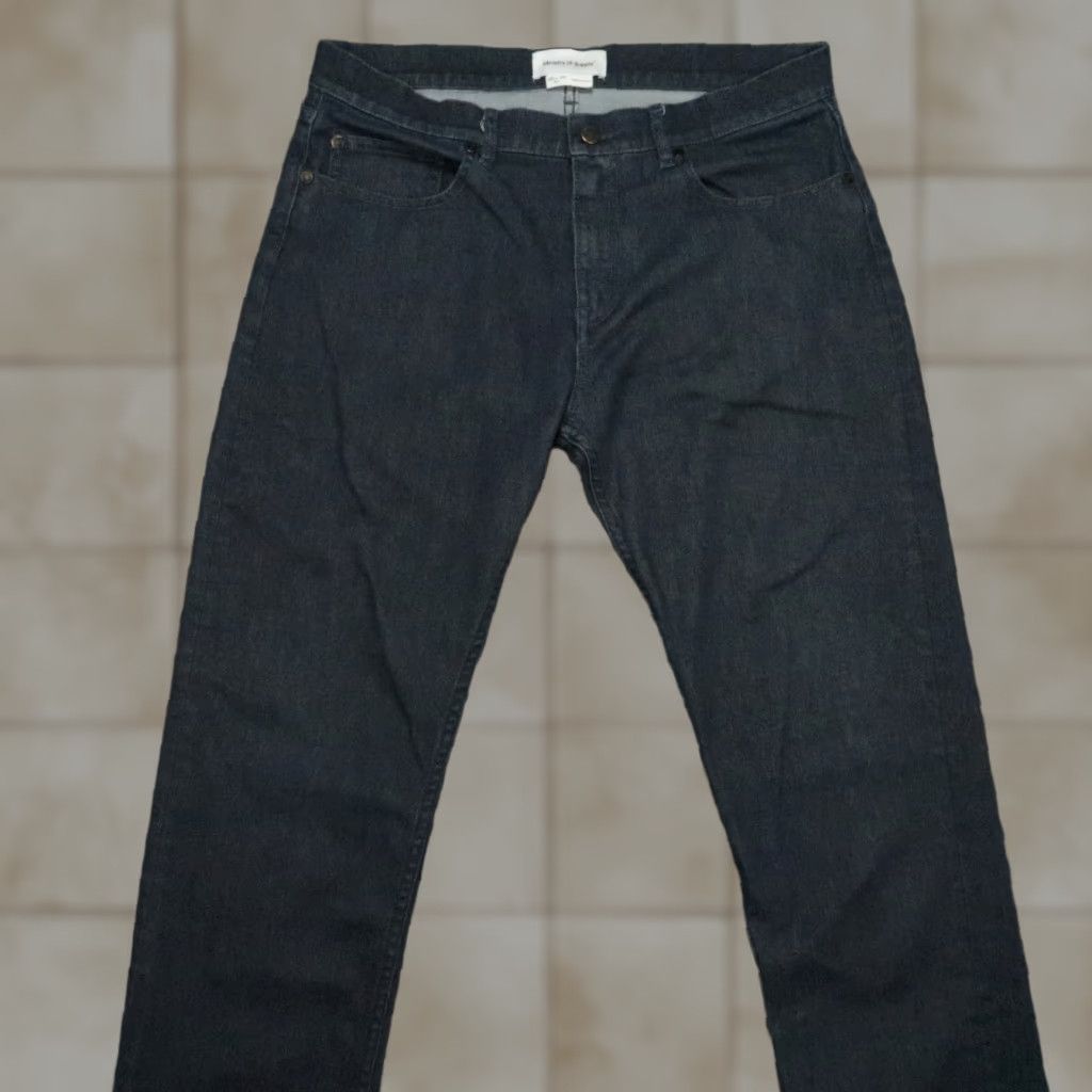 Vintage Ministry Of Supply Jeans Mens 32x34 Blue Straight 5 Pocket Dark Wash Denim Casual Mens Jeans Size US 32 / EU 48 - 1 Thumbnail