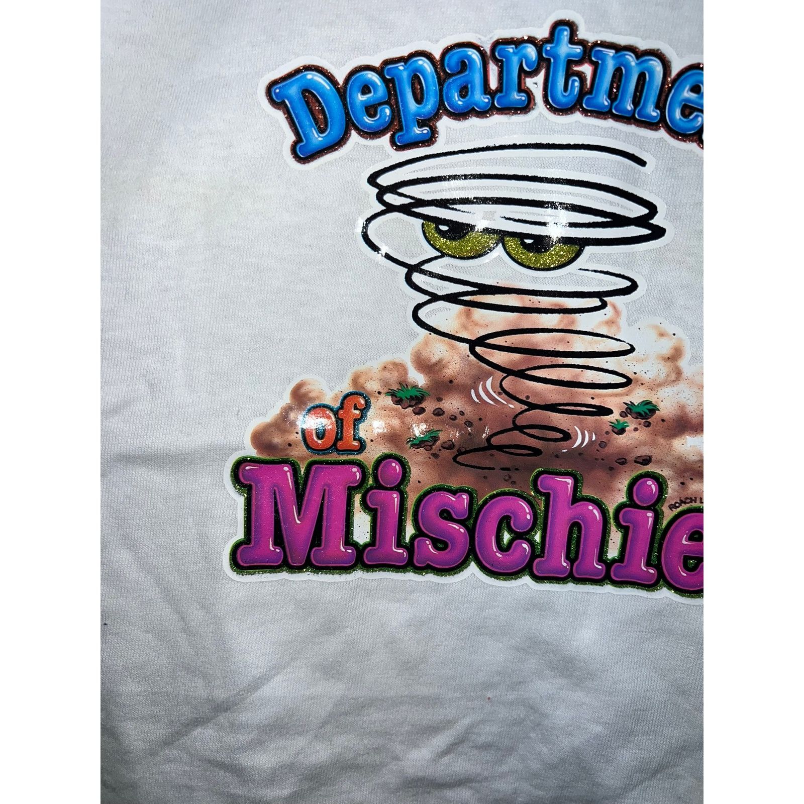 Vintage Womens Vintage Iron On Tank Shirt Roach Mischief 80s Tee S Size S / US 4 / IT 40 - 3 Thumbnail