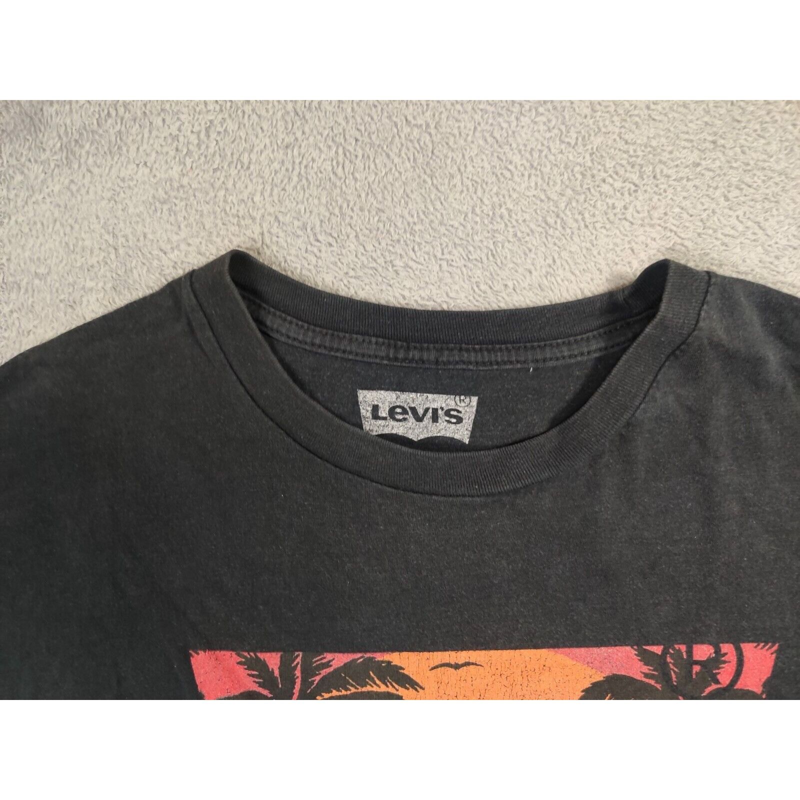 Levi's Levi's Shirt Adult Mens Large Black Beach Box Logo Spell Out Size US L / EU 52-54 / 3 - 9 Thumbnail