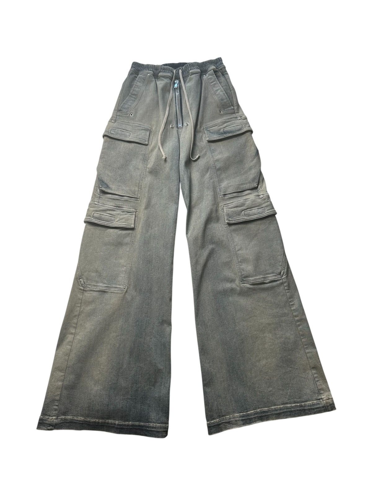 Rick Owens Drkshdw Rick Owens DRKSHDW jumbo double cargo denim bela S NEW Size US 31 - 1 Thumbnail