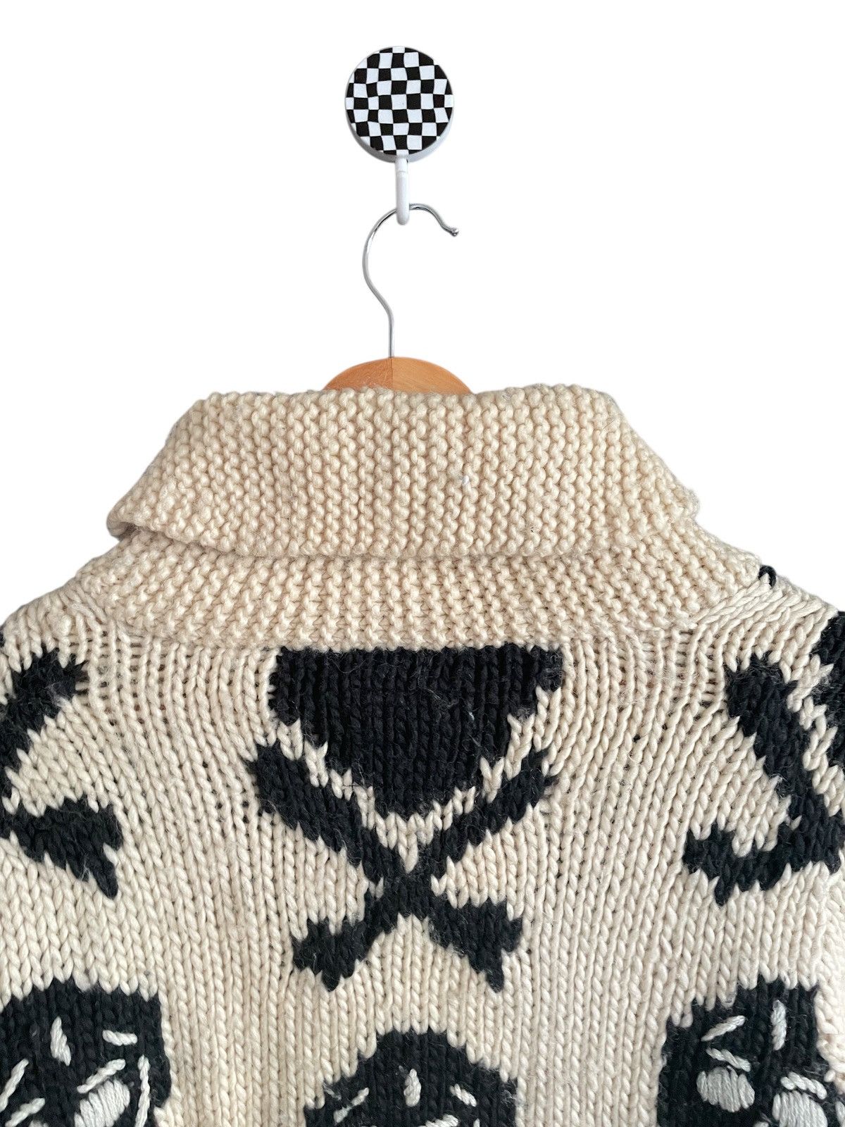 Japanese Brand Vintage Japanese Brand RNA Slang Skull Wool Knitwear 1990s Size US M / EU 48-50 / 2 - 7 Thumbnail