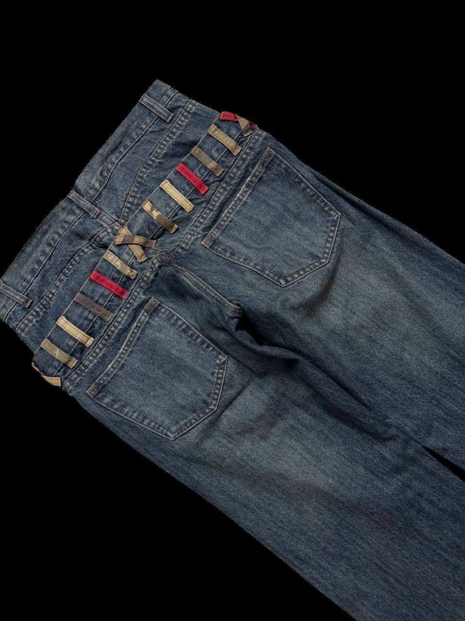 PPFM DOUBLE WAIST 90s Jungle Storm 🇯🇵 Mudwash Distressed Insane Size US 31 - 20 Thumbnail