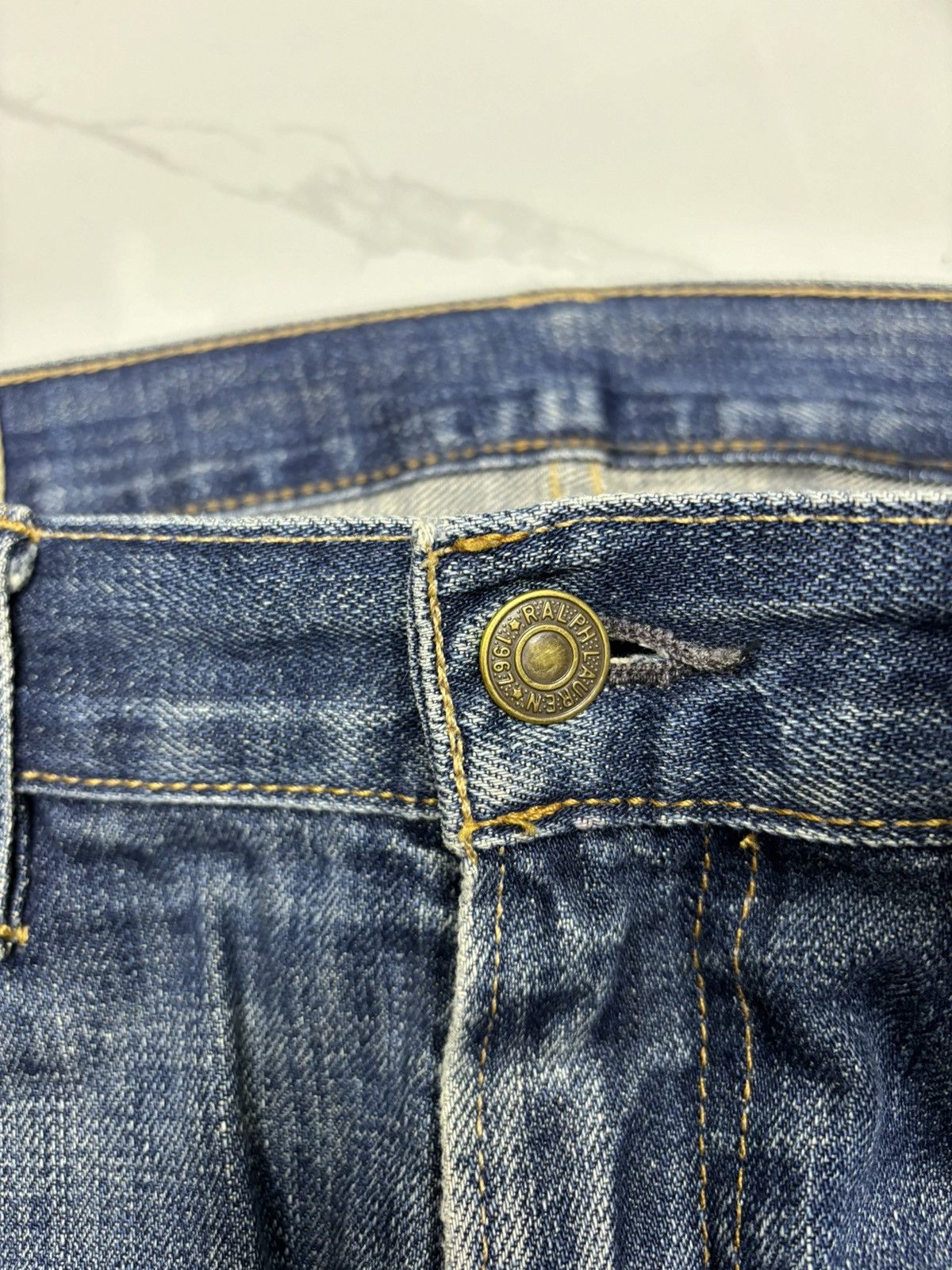Polo Ralph Lauren POLO RALPH LAUREN BAGGY DISTRESSED DENIM JEANS Size US 34 / EU 50 - 12 Thumbnail