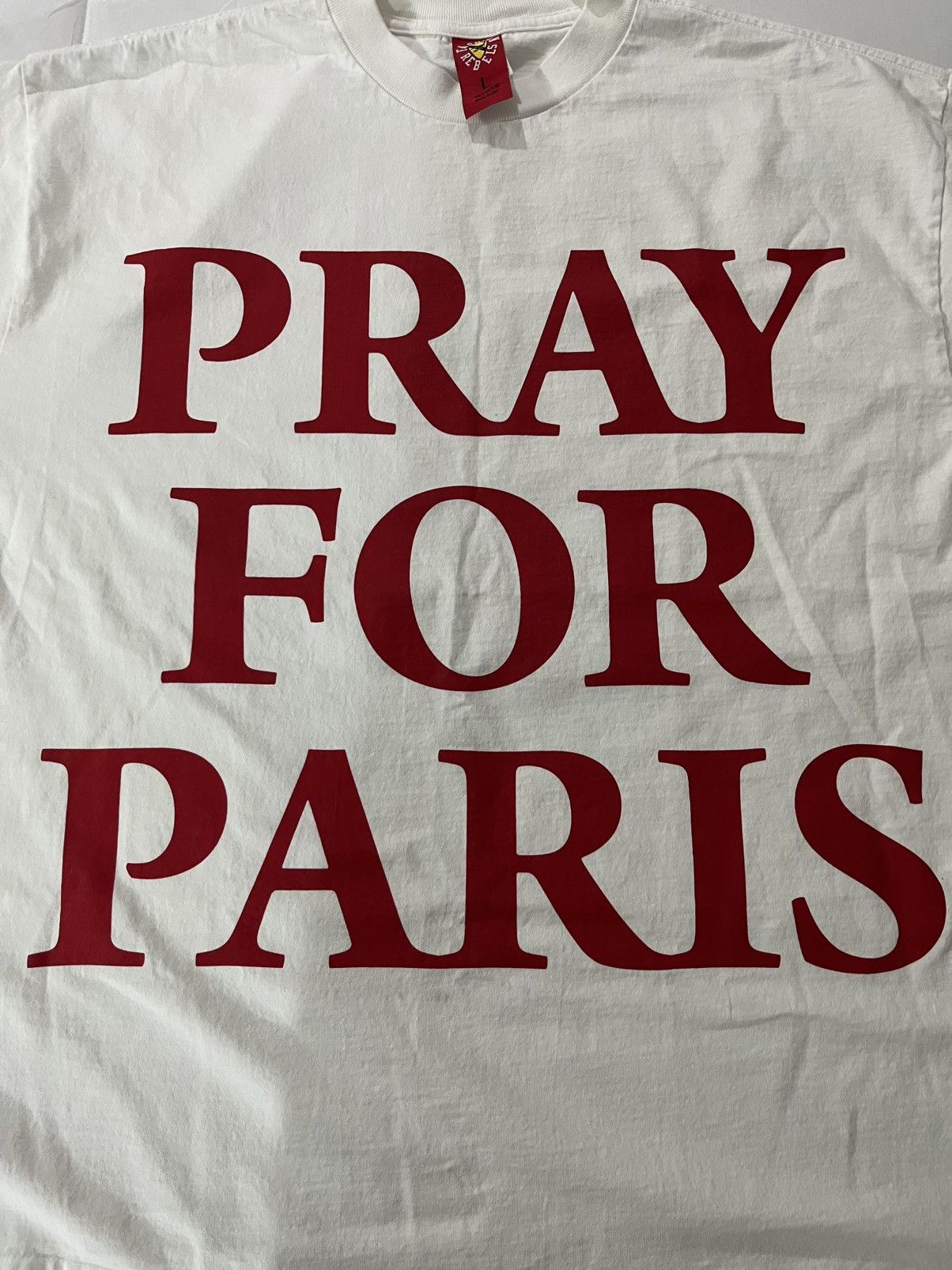 Rap Tees GXFR PRAY FOR PARIS AND THEN YOU PRAY FOR ME Size US L / EU 52-54 / 3 - 2 Thumbnail