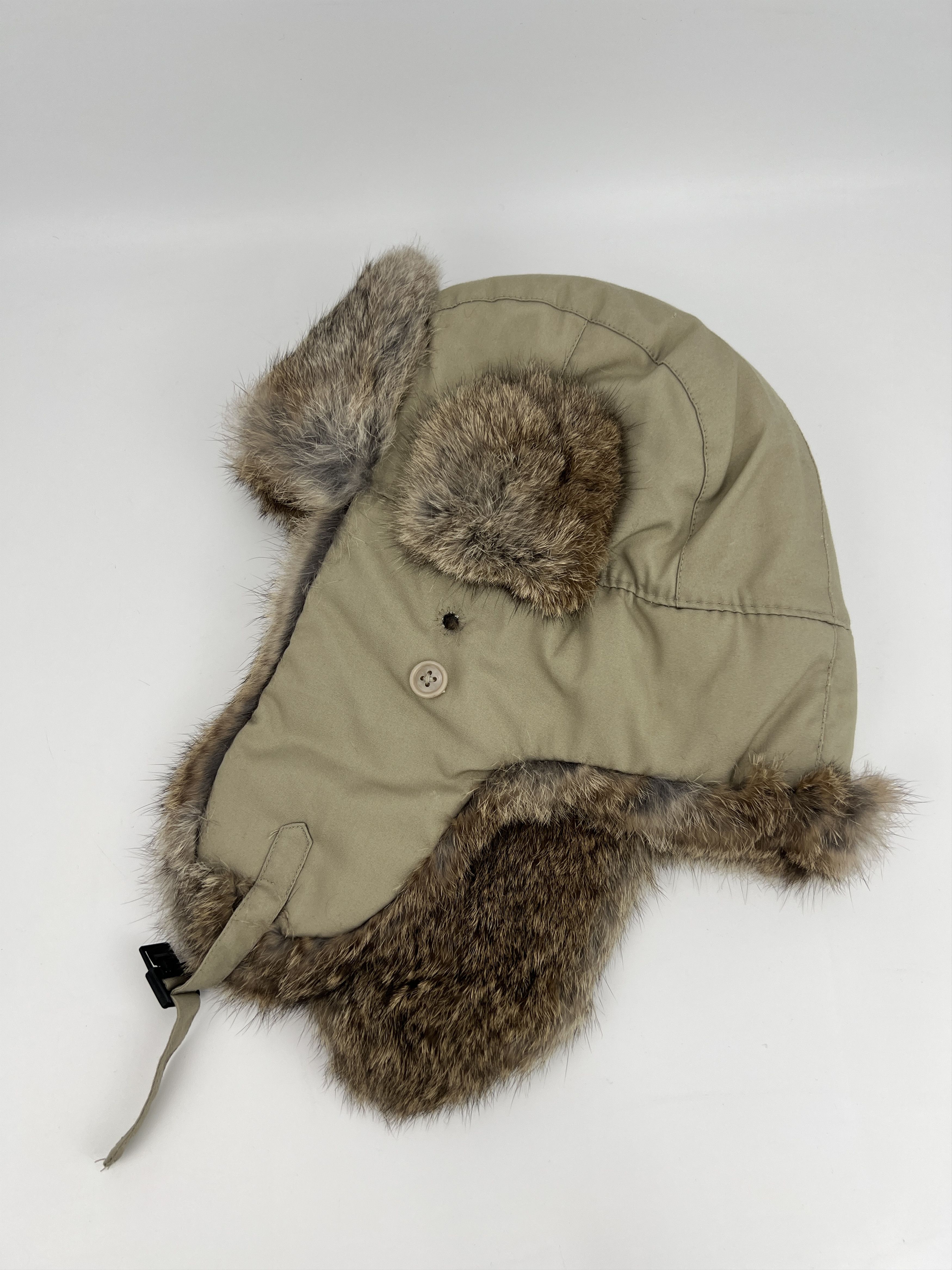 Vintage Vintage Real Fur Ushanka Floppy Fuzzy Hat Size ONE SIZE - 5 Thumbnail