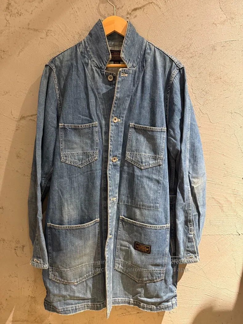 Neighborhood Neighborhood Washed Denim Work Jacket Size US S / EU 44-46 / 1 - 1 Thumbnail