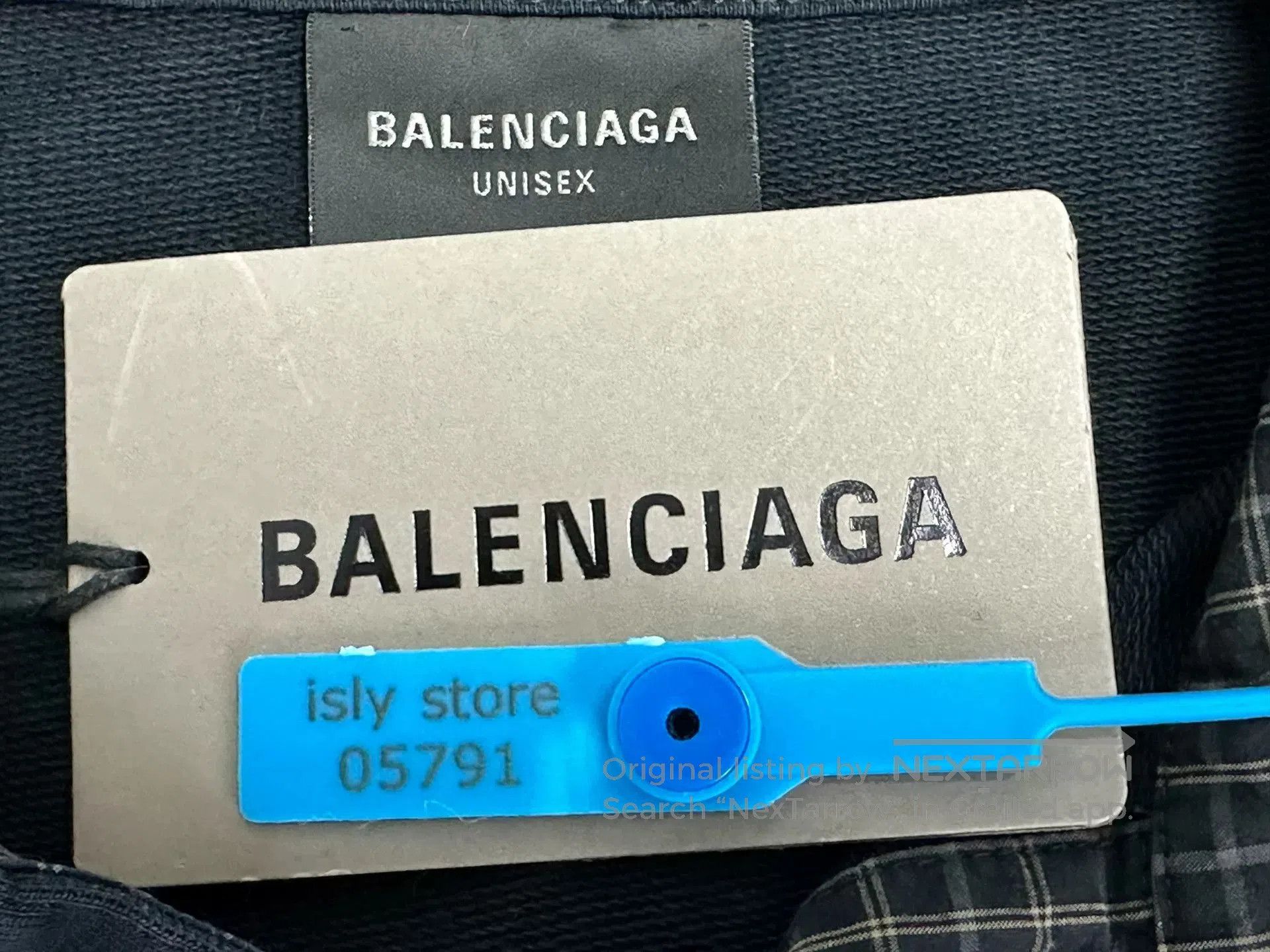 Balenciaga Balenciaga Solid Plaid Collar Long Sleeve Polo. Size US M / EU 48-50 / 2 - 4 Thumbnail