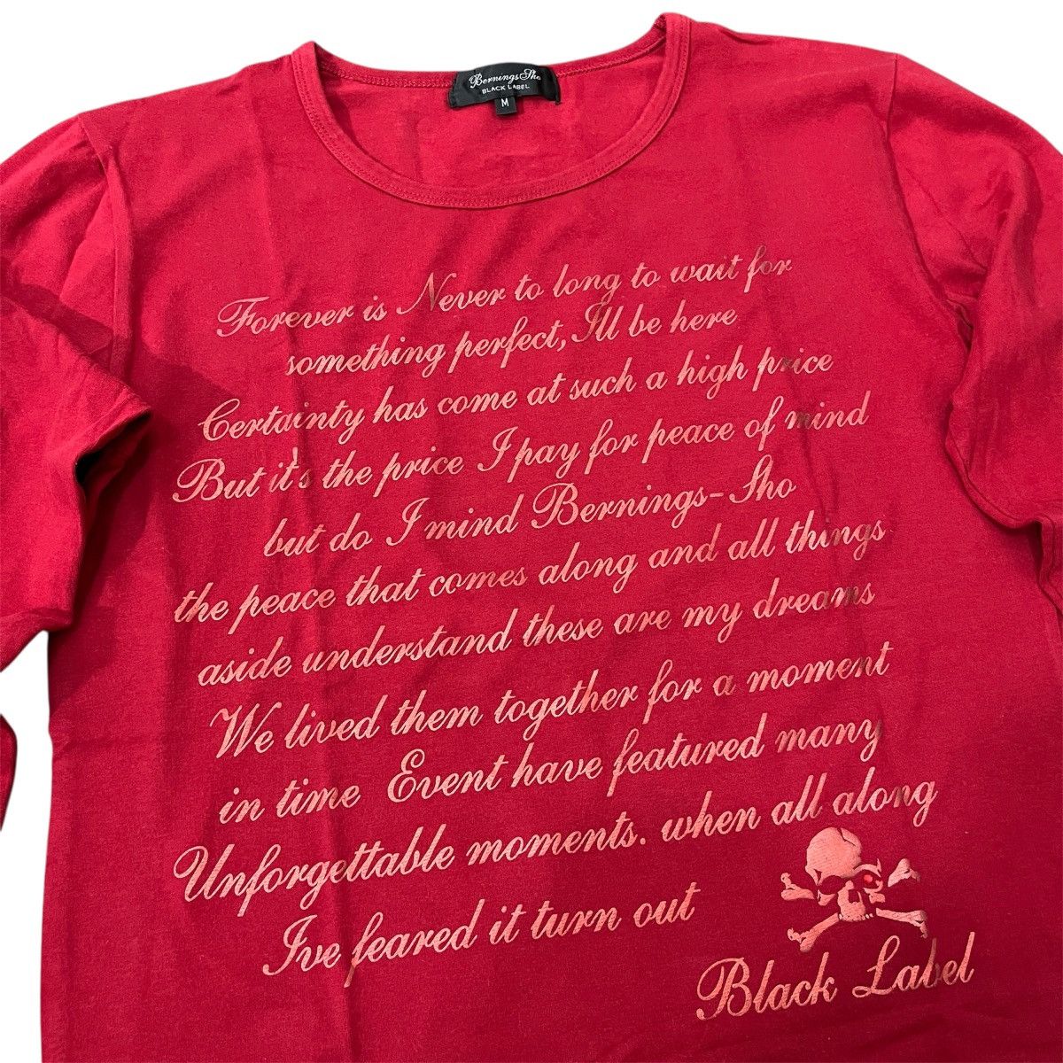 Japanese Brand Y2K Bernings Sho Poem Sleeve T-shirt Lgb style ifsix Size US M / EU 48-50 / 2 - 3 Thumbnail