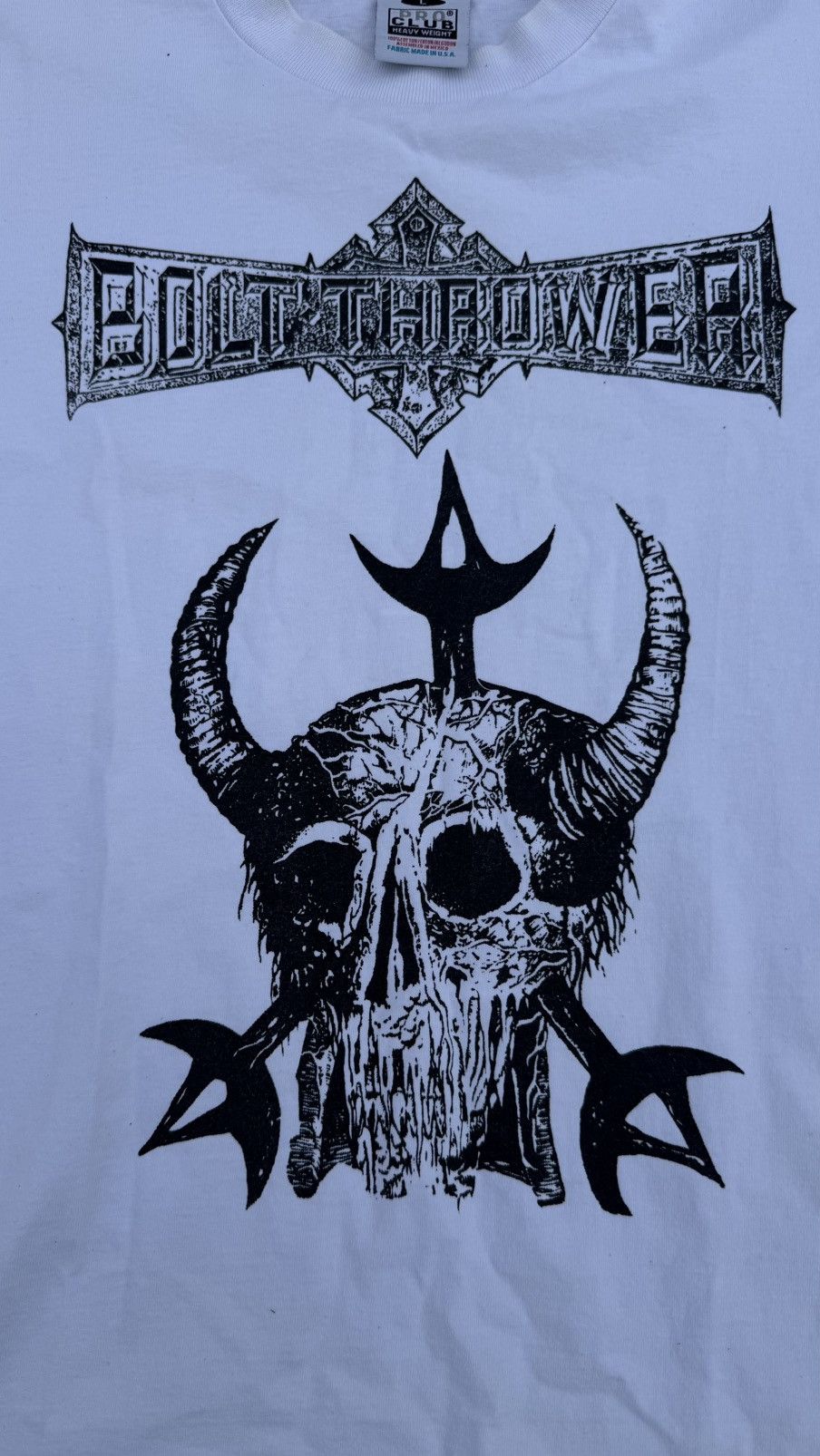 Band Tees Rare Vtg British Death Metal Bolt Thrower Band Shirt Size US L / EU 52-54 / 3 - 2 Thumbnail