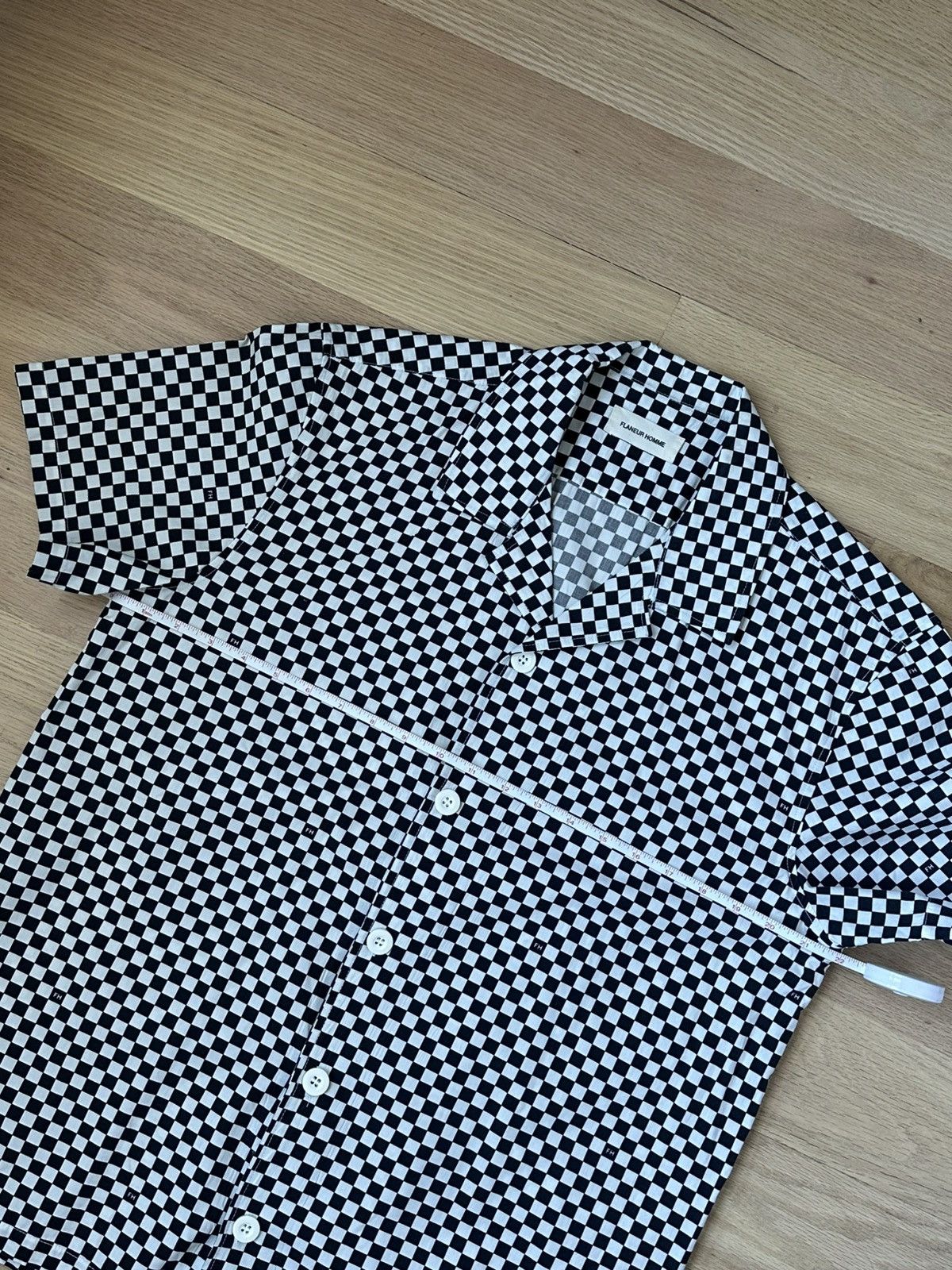 Other Flaneur Homme Men’s Button Down Checkered Shirt Size US L / EU 52-54 / 3 - 5 Thumbnail