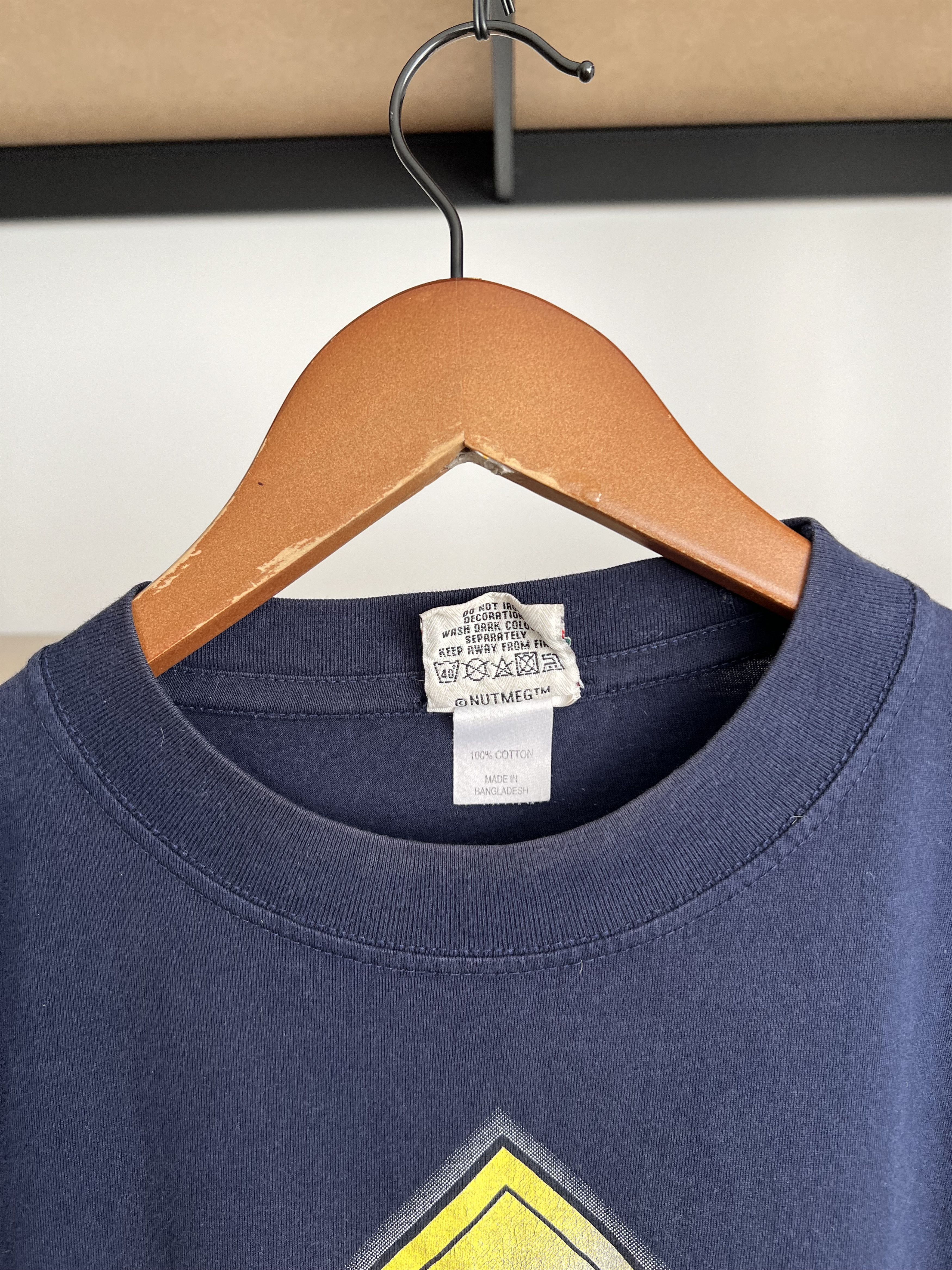 Vintage Vintage 90s Georgetown Hoyas University Nutmeg Navy T-shirt Size US M / EU 48-50 / 2 - 15 Thumbnail