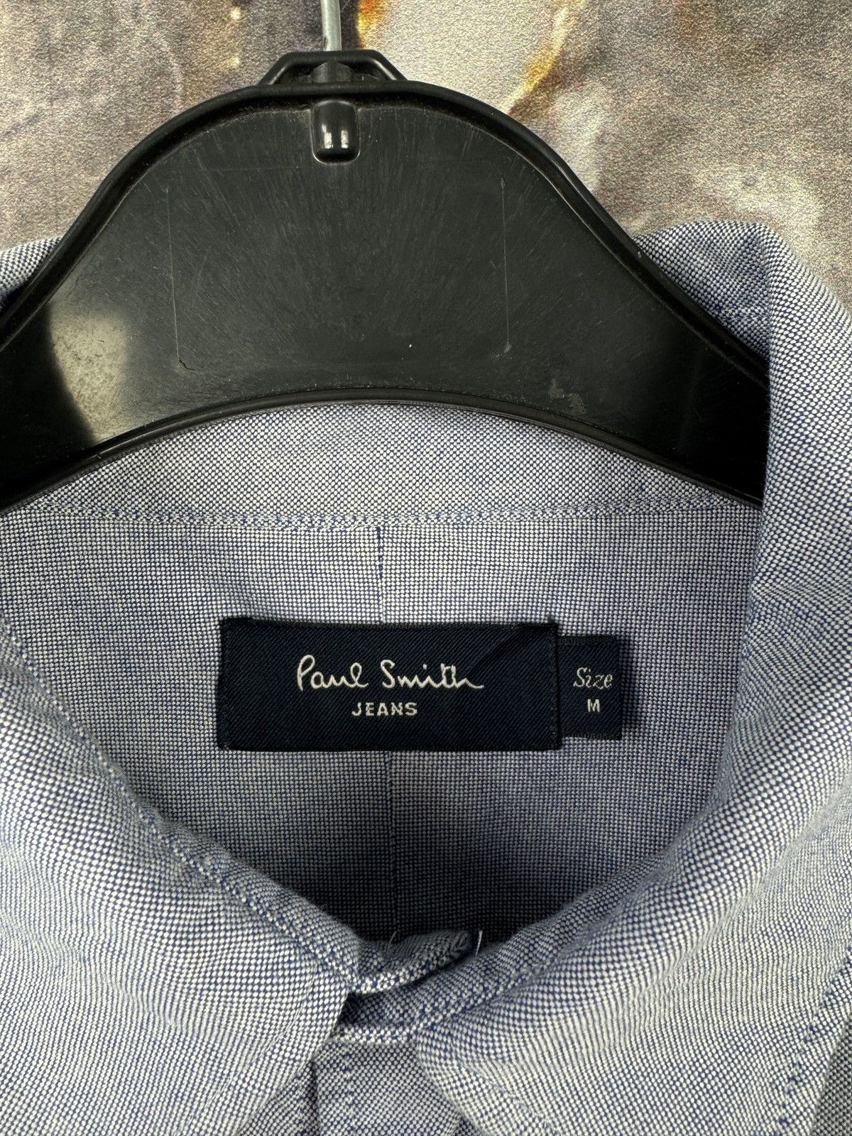 Paul Smith Paul Smith Oxford Shirt Blue Zebra Logo Long Sleeve Cotton Size US M / EU 48-50 / 2 - 6 Thumbnail