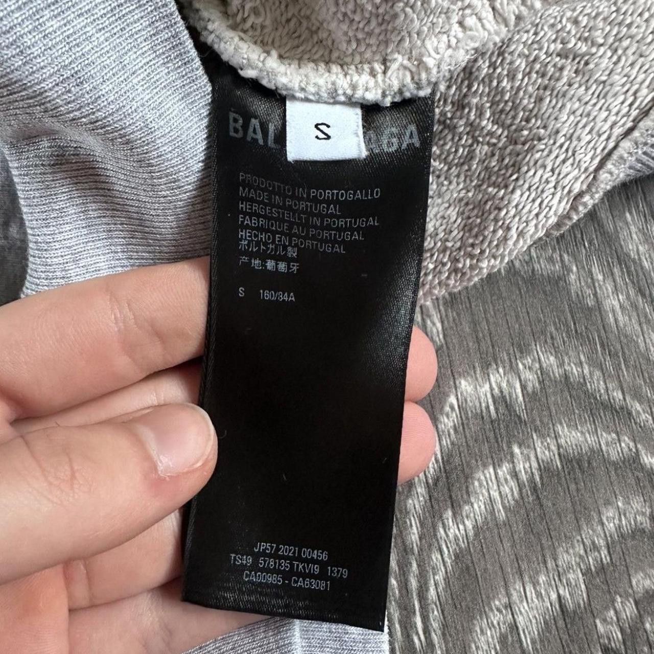 Balenciaga Balenciaga Gray Hoodie Size US S / EU 44-46 / 1 - 3 Thumbnail