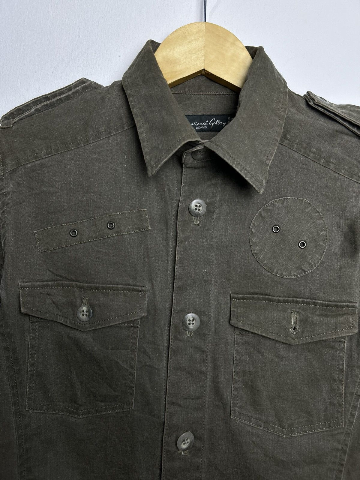 Beams Japan Vintage Beams japan Canvas shirt Size US S / EU 44-46 / 1 - 4 Thumbnail