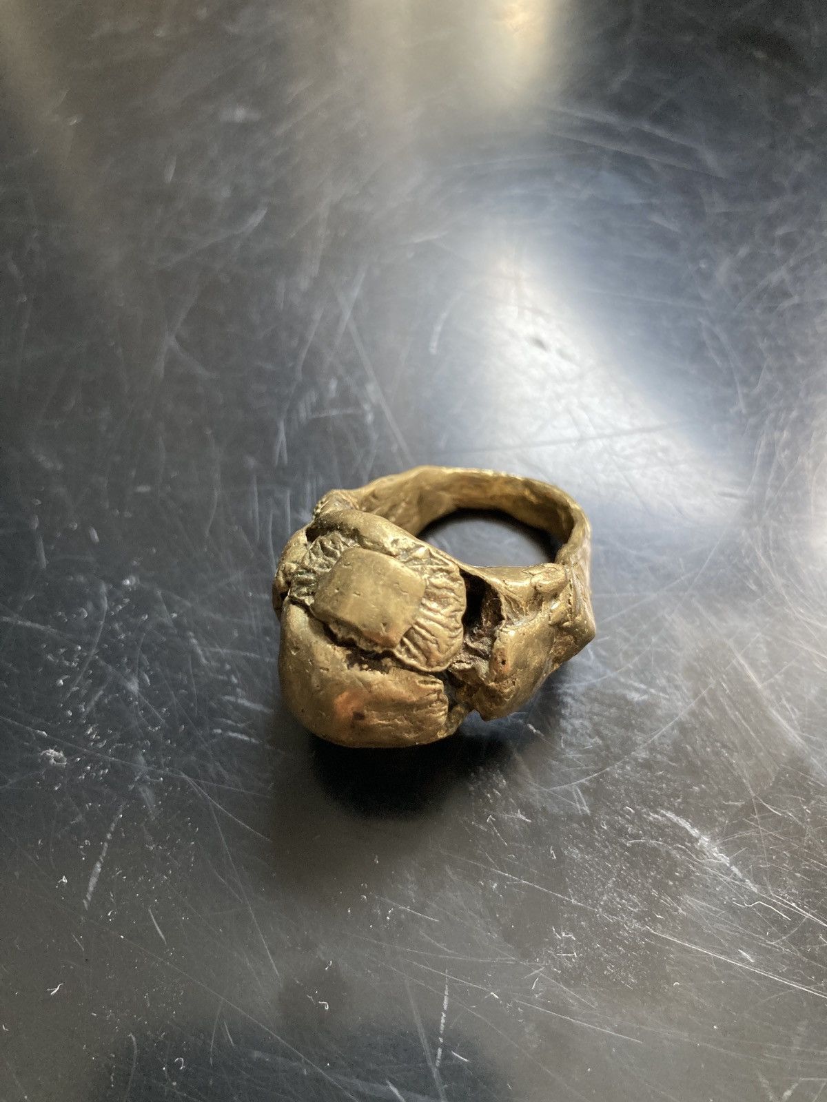 Rick Owens Rick Owens x Christiane Billet pre Hunrod Ltd. Bronze Ring Size ONE SIZE - 7 Thumbnail