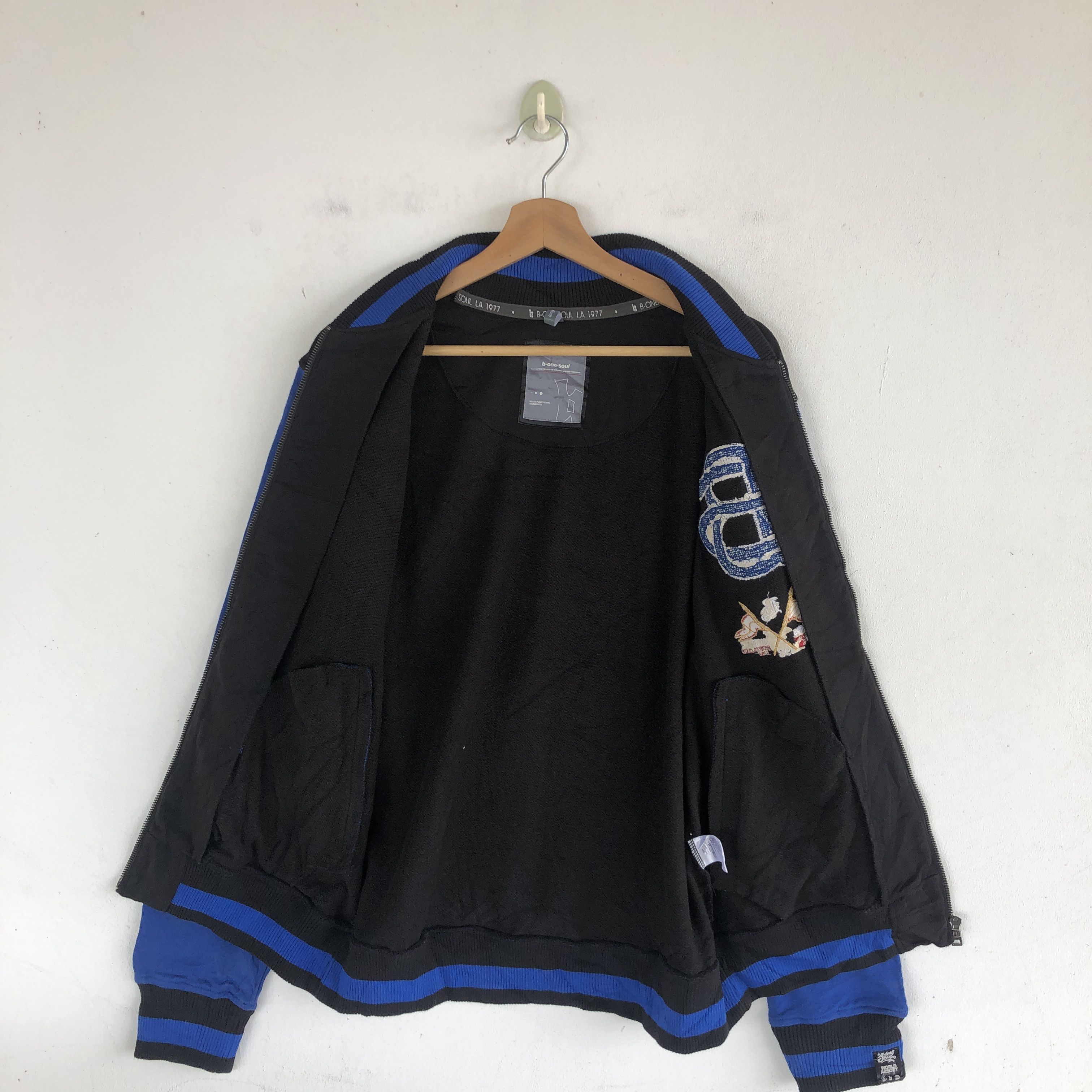 Japanese Brand × Vintage Vintage Japanese B One Soul Varsity Sweater Sweatshirt Size S / US 4 / IT 40 - 7 Thumbnail