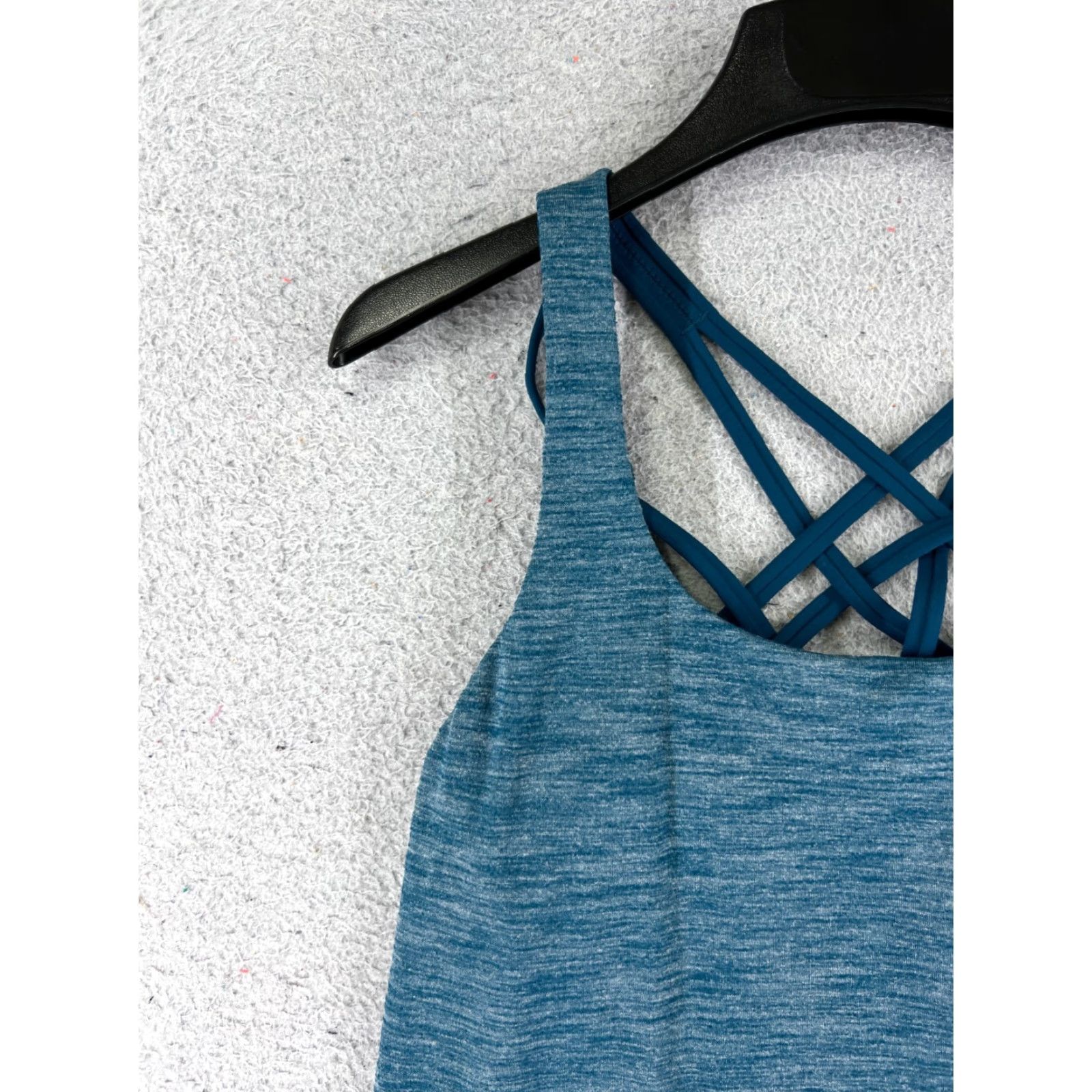 Lululemon Lululemon Shirt Women 4 Blue Free To Be Serene Tank Luxtreme Luon Yoga Sleeveless Casual Tank Size S / US 4 / IT 40 - 3 Thumbnail