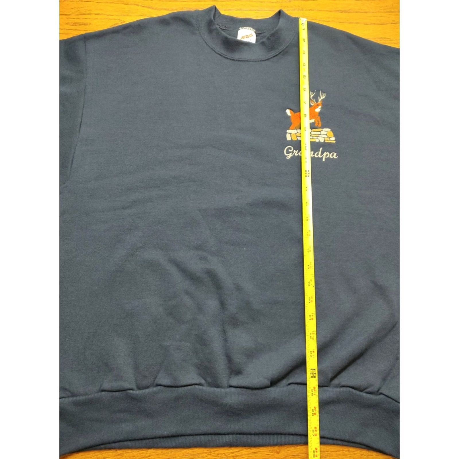 Jerzees VINTAGE Jerzees Sweatshirt Mens Large Blue Nature 80s 90s Pullover Size US L / EU 52-54 / 3 - 7 Thumbnail