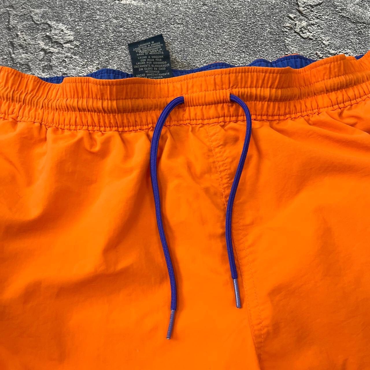 Polo Ralph Lauren Vintage Y2K Polo Ralph Lauren Orange Swim Shorts Size S Size US 35 - 10 Thumbnail