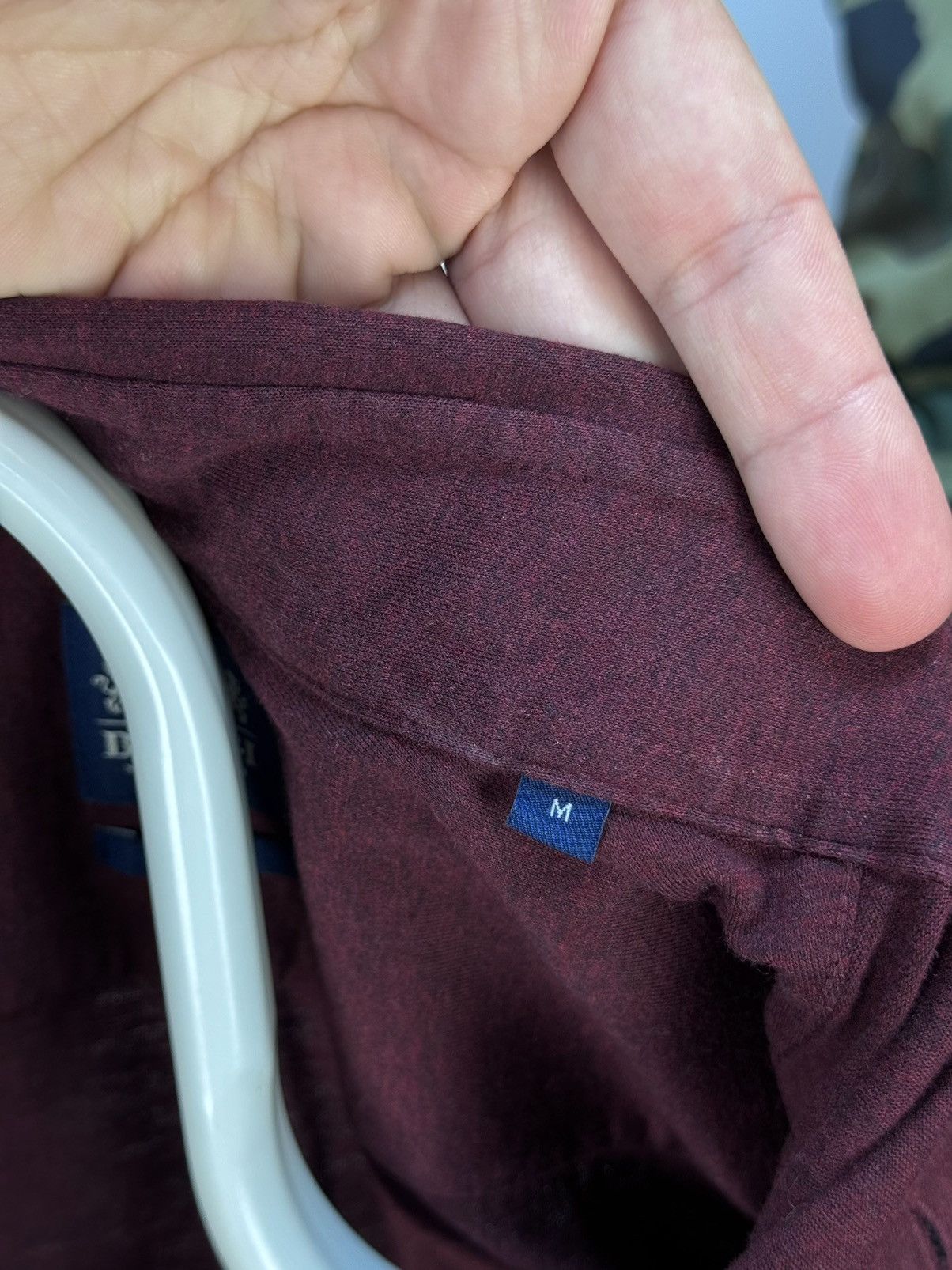 Boggi × Designer BOGGI Milano Burgundy Casual Slim Fit Long Sleeve Shirt Size US M / EU 48-50 / 2 - 9 Thumbnail