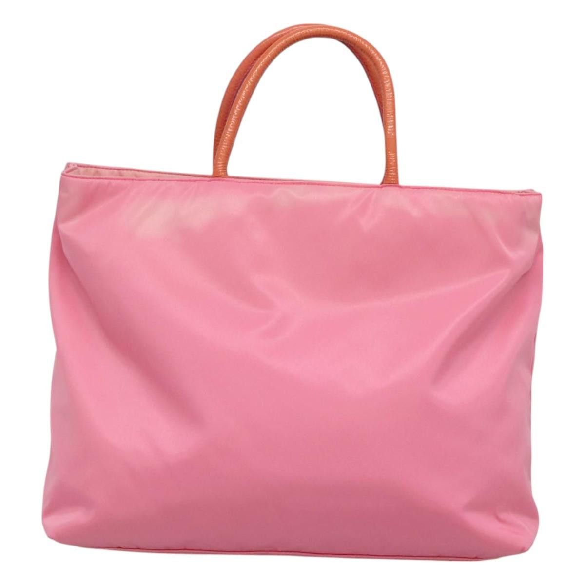 Prada PRADA Hand Bag Nylon Pink Gold Size ONE SIZE - 3 Thumbnail