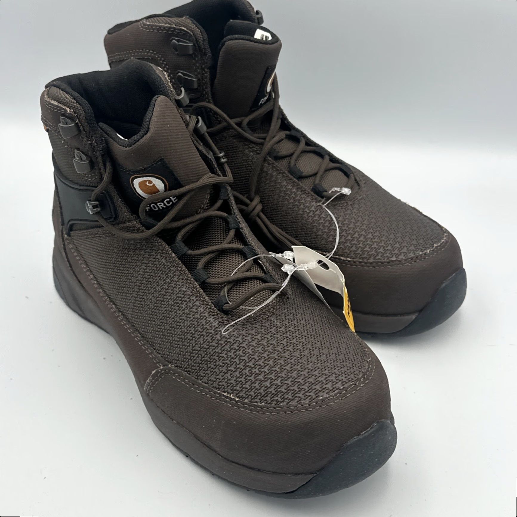Carhartt VINTAGE Carhartt CMA6425 Force 6" Nano Boots Mens 8.5 W Brown Leather Work Boot Cowboy USA 90s Mens Basketball? Size US 8 / EU 41 - 6 Thumbnail