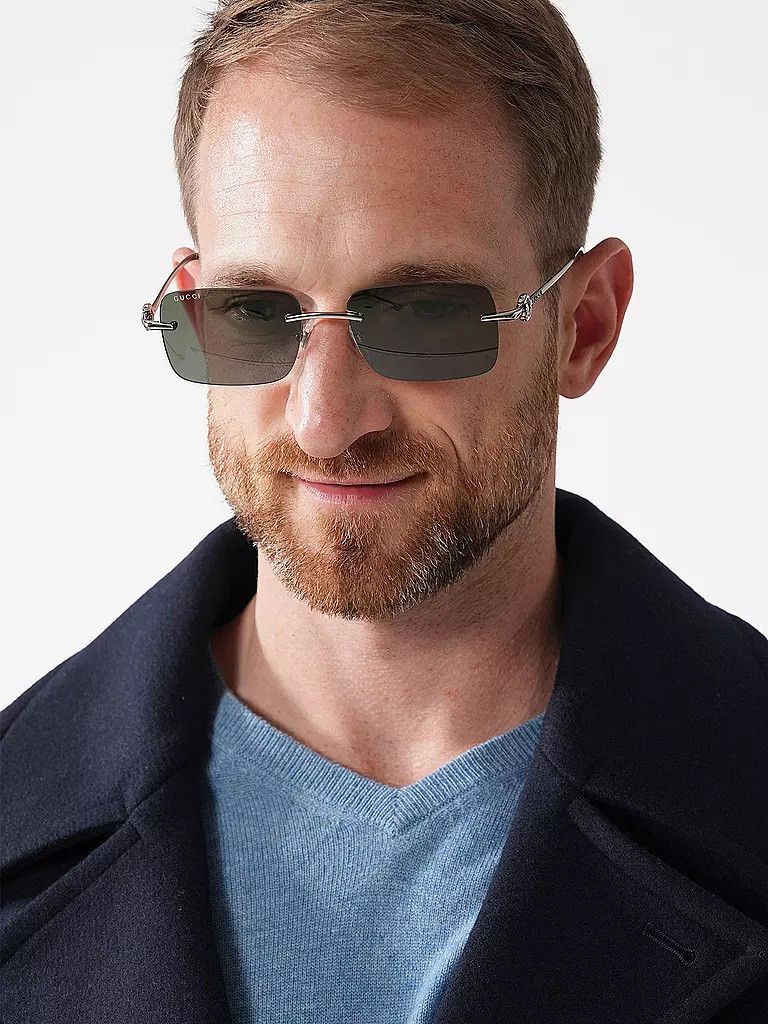 Gucci Gucci Men Sunglasses Rectangle GG1703S 003 BRAND NEW Size ONE SIZE - 13 Thumbnail
