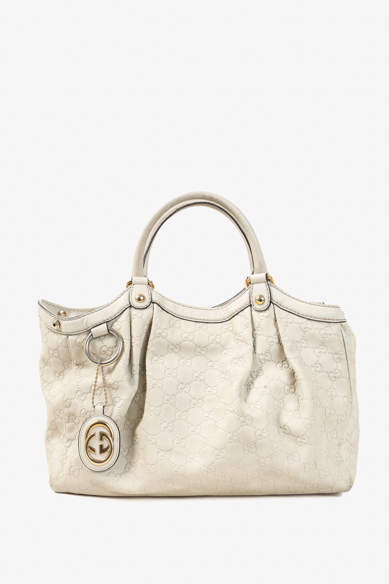 Gucci Gucci Sukey Guccissima Beige Leather Tote Size US 7 / IT 37 - 1 Thumbnail