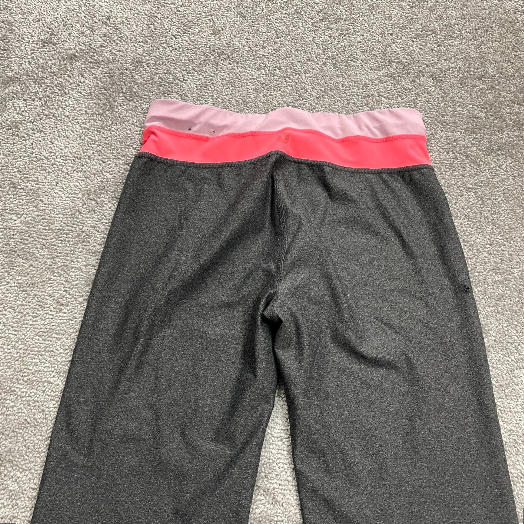 Vintage Xersion Wide Leg Leggings Pants Womens Small Gray Pink Active Athleisure 28x32 Size 28" / US 6 / IT 42 - 3 Thumbnail