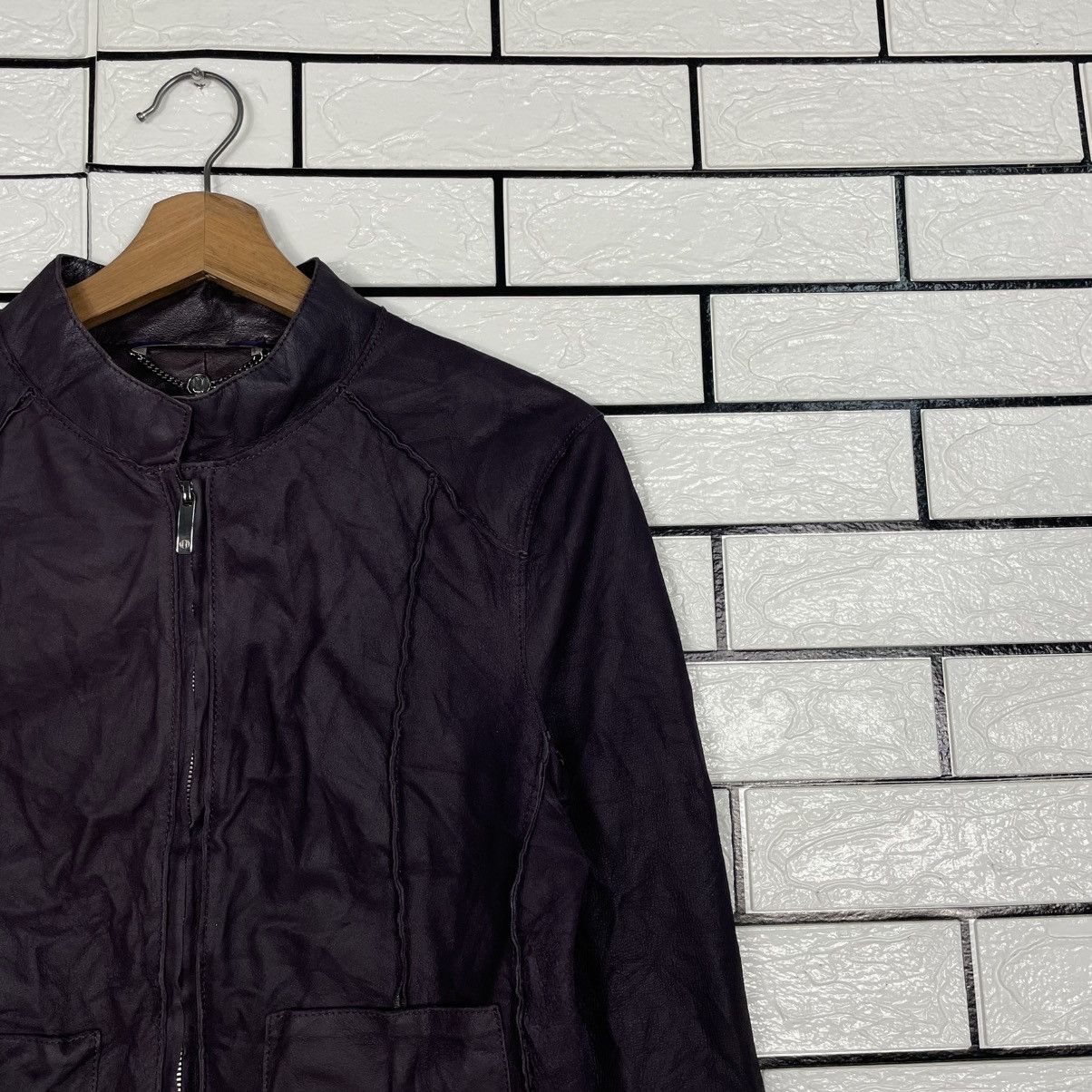 Laurel Laurel Crop Leather Jacket Size XS / US 0-2 / IT 36-38 - 5 Thumbnail