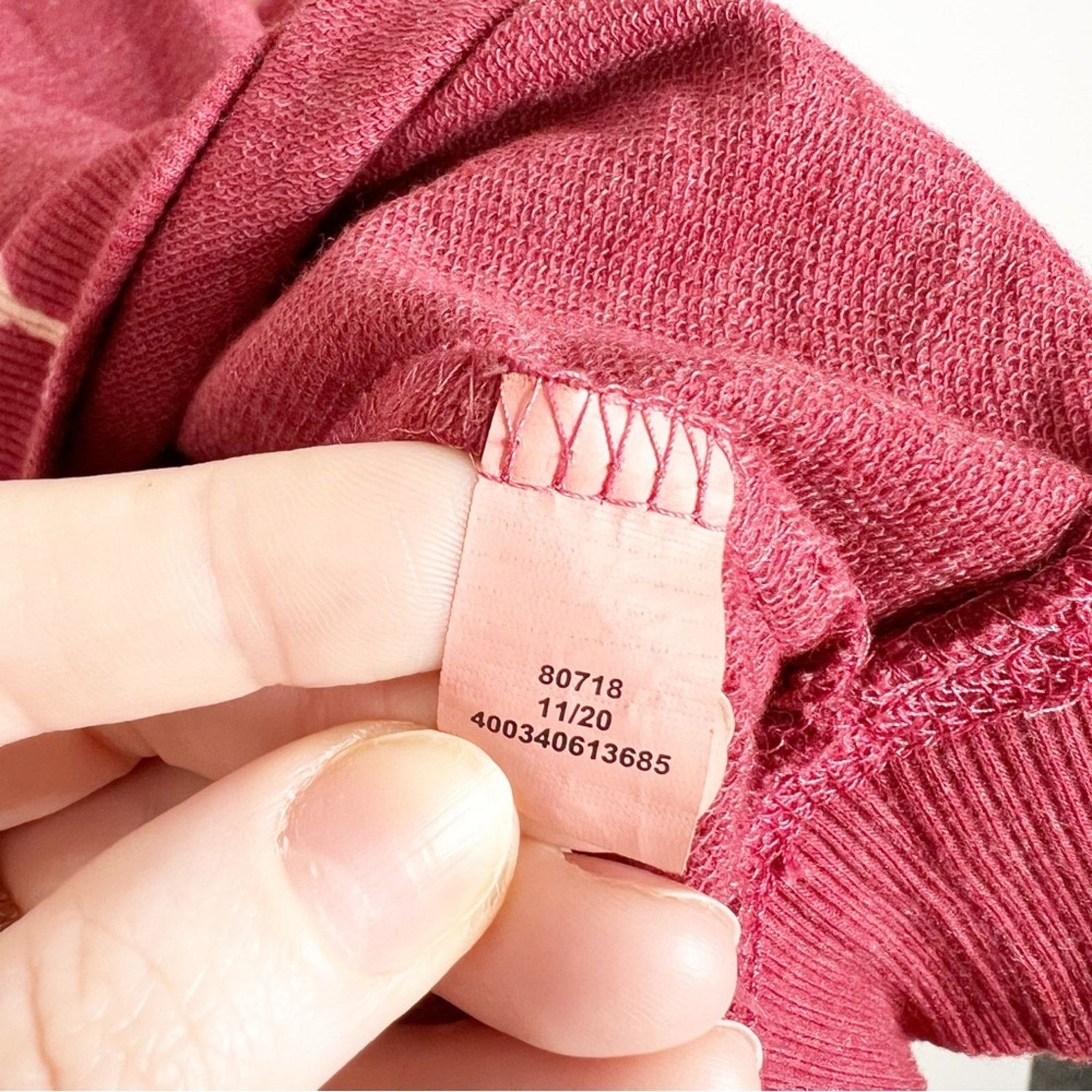 Sonoma Sonoma Women’s Red Crewneck Knit Sweater Pullover Size L / US 10 / IT 46 - 14 Thumbnail