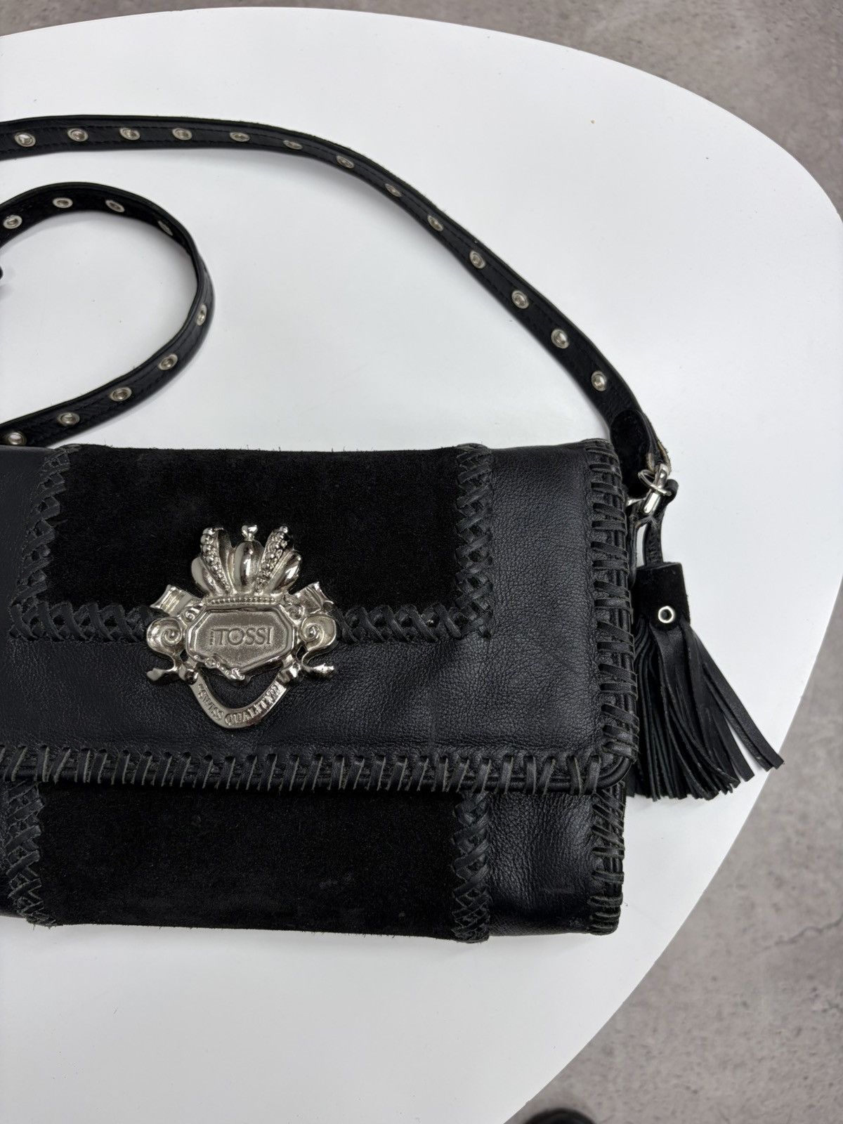 If Six Was Nine KMRii Style Archive Leather Shoulder Bag Punk Boho Y2K Size ONE SIZE - 3 Thumbnail