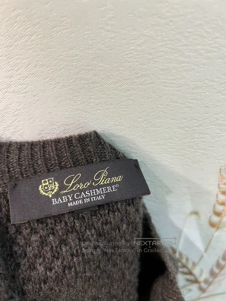 Loro Piana LORO PIANA Elegant deep gray cashmere knitted dress Size S / US 4 / IT 40 - 9 Thumbnail