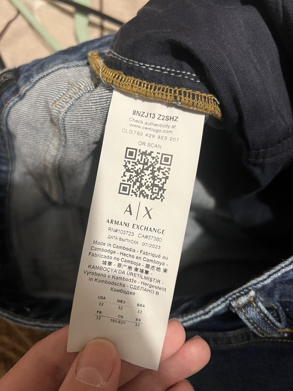 Armani Exchange Armani Exchange slim jeans(j13) , 32 Size US 32 / EU 48 - 7 Thumbnail
