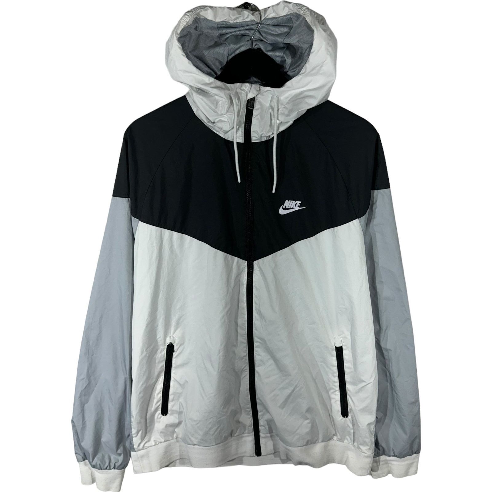 Nike Nike Full Zip Hooded Light Jacket Size US L / EU 52-54 / 3 - 1 Thumbnail
