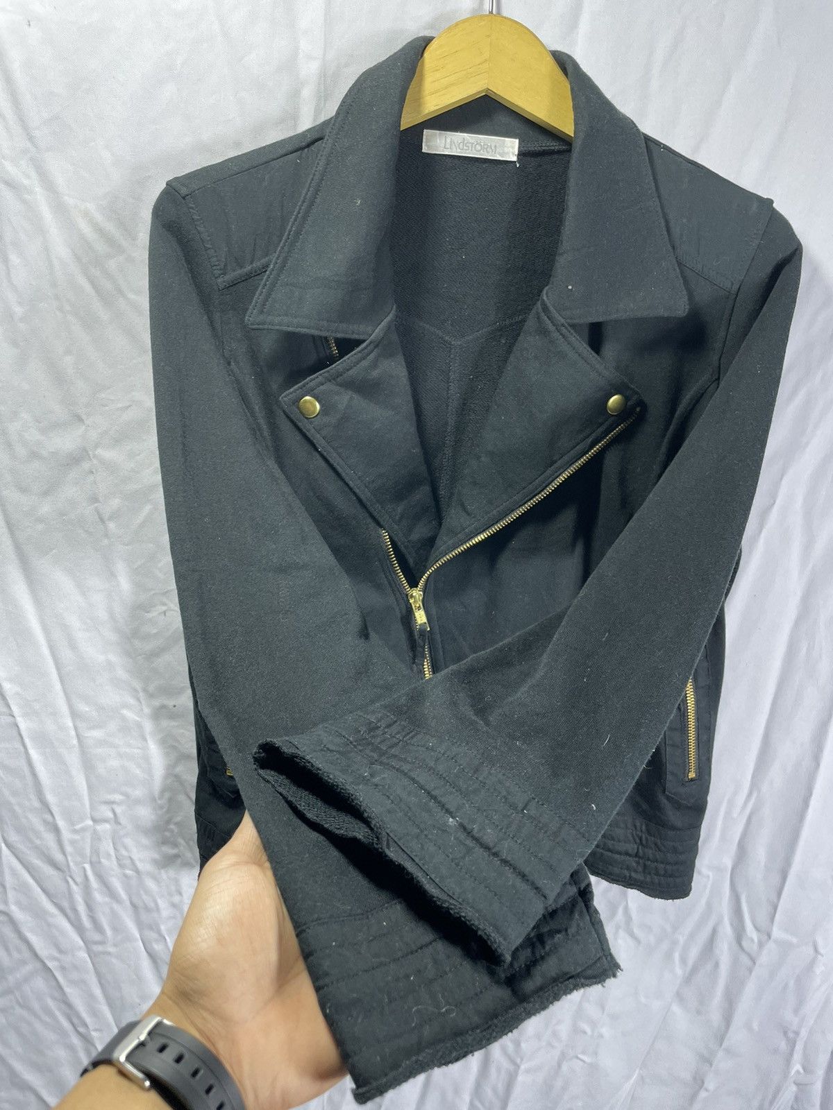 Japanese Brand Lindstorm multi zipper rider jacket vkei style Size US L / EU 52-54 / 3 - 2 Thumbnail