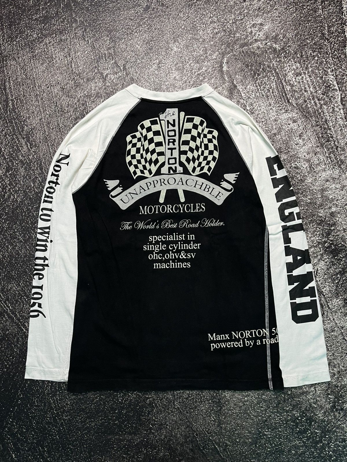 Norton Norton Motorcycles Long Sleeve Y2K Size US M / EU 48-50 / 2 - 1 Thumbnail