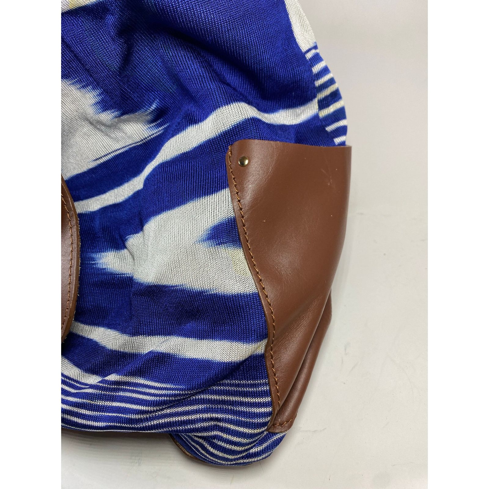 Missoni Missoni Fiammato Blue Striped Bag NWT Size ONE SIZE - 6 Thumbnail