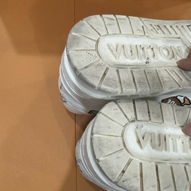 Louis Vuitton Nigo x Louis Vuitton Stylish Low-Top Trainer -2505 Size US 8 / IT 38 - 8 Thumbnail