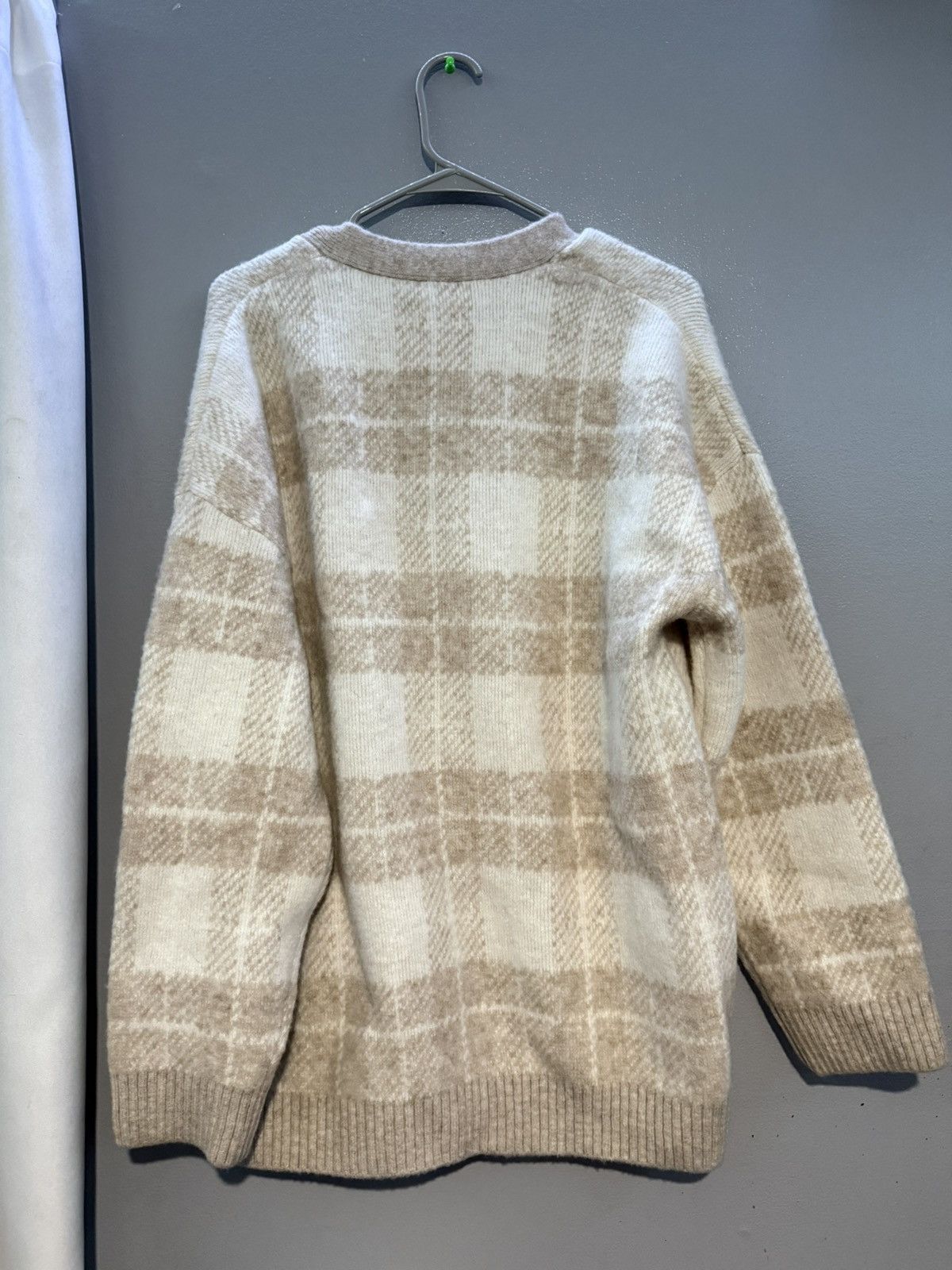 Vintage Wool Rails Plaid Cardigan Size L / US 10 / IT 46 - 2 Thumbnail