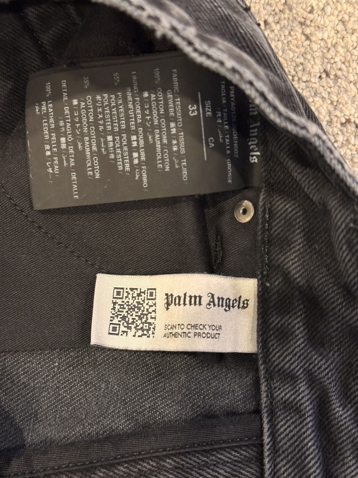 Palm Angels PALM ANGELS JEANS Size US 33 - 6 Thumbnail