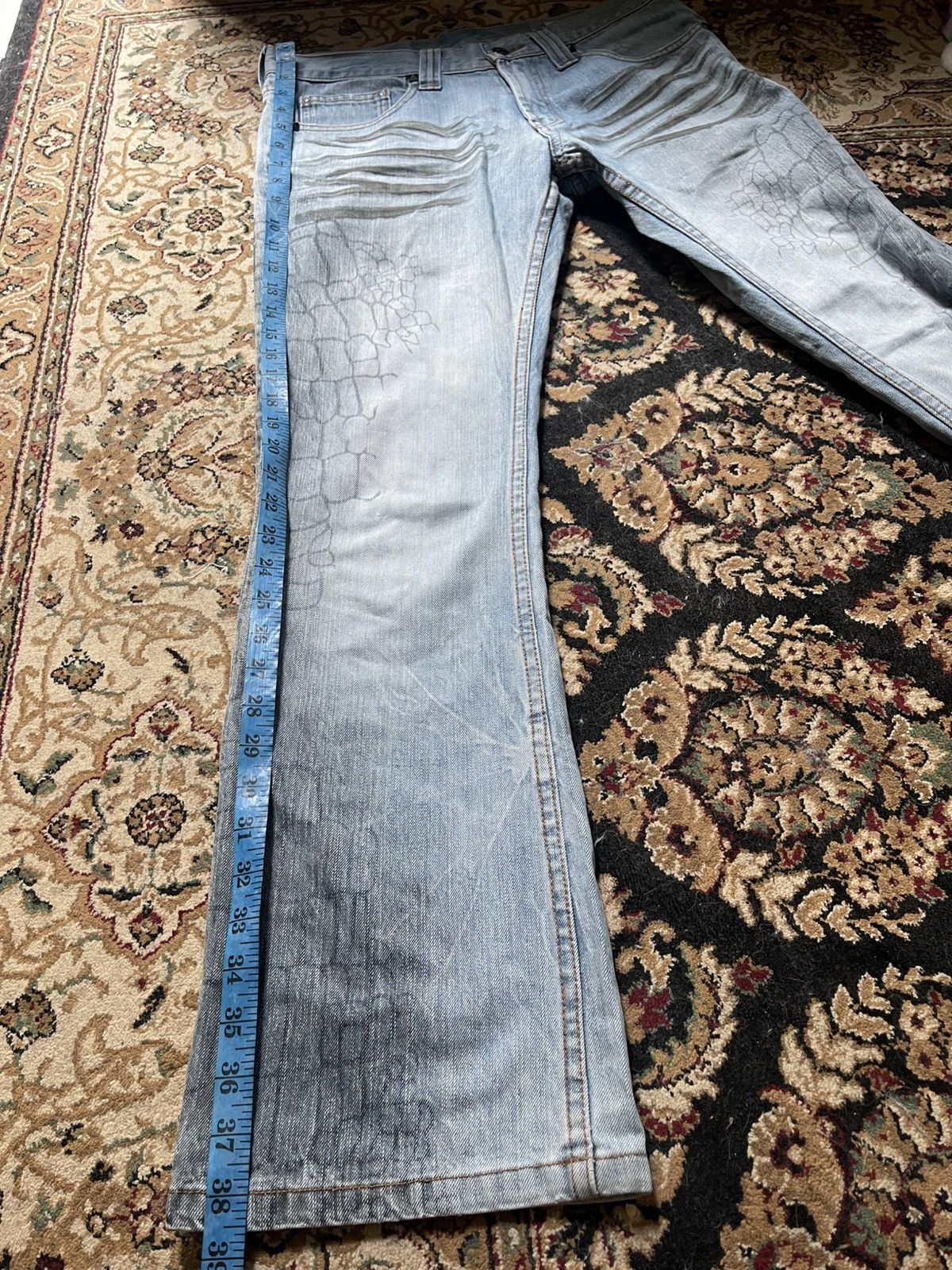 semanticdesign Very Rare Vintage Brand Semantic Design Flared Jeans 2000s Size US 32 / EU 48 - 17 Thumbnail