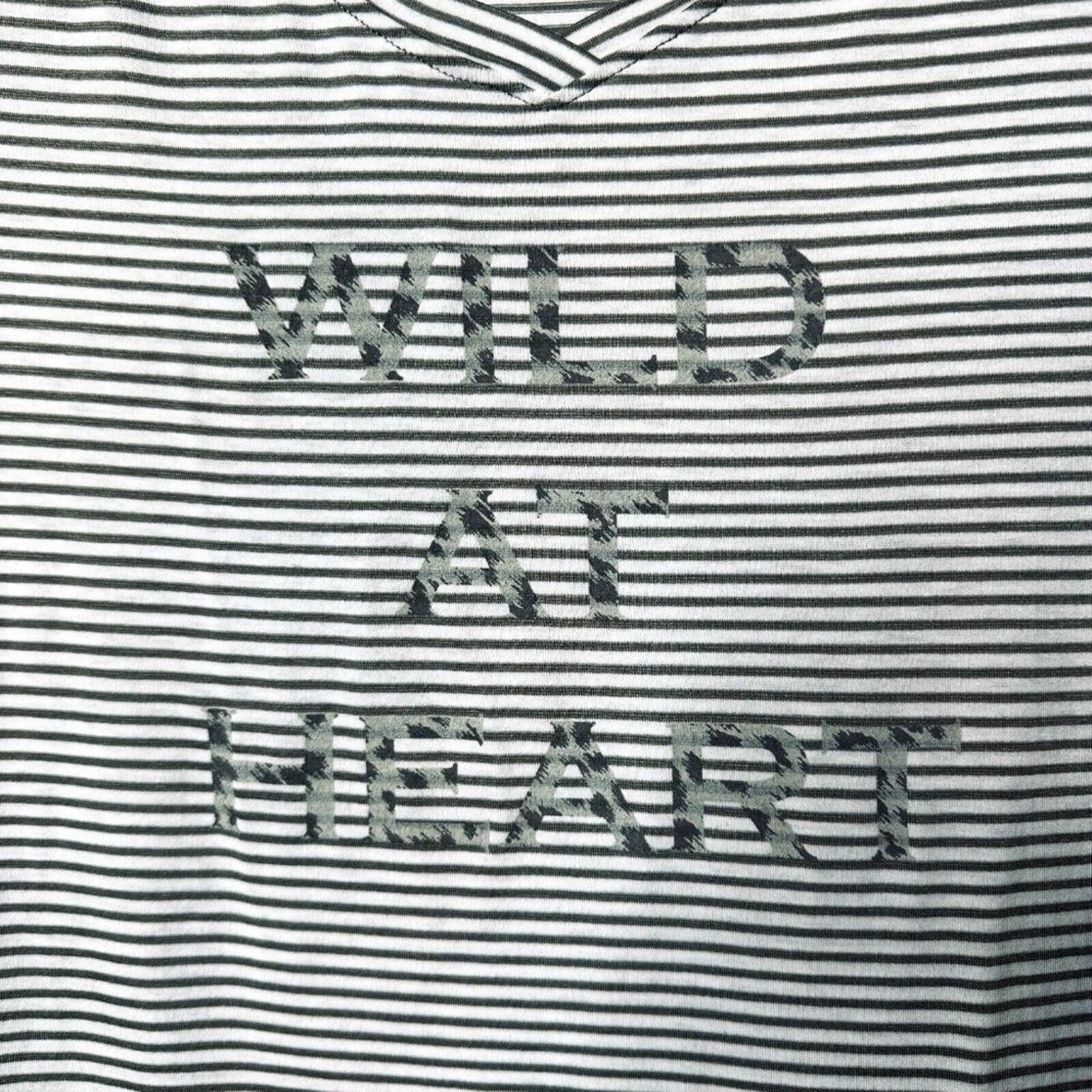 Chicos Chicos Zenergy Wild At Heart Stripe Leopard V Neck Tee 1 Size M / US 6-8 / IT 42-44 - 2 Thumbnail